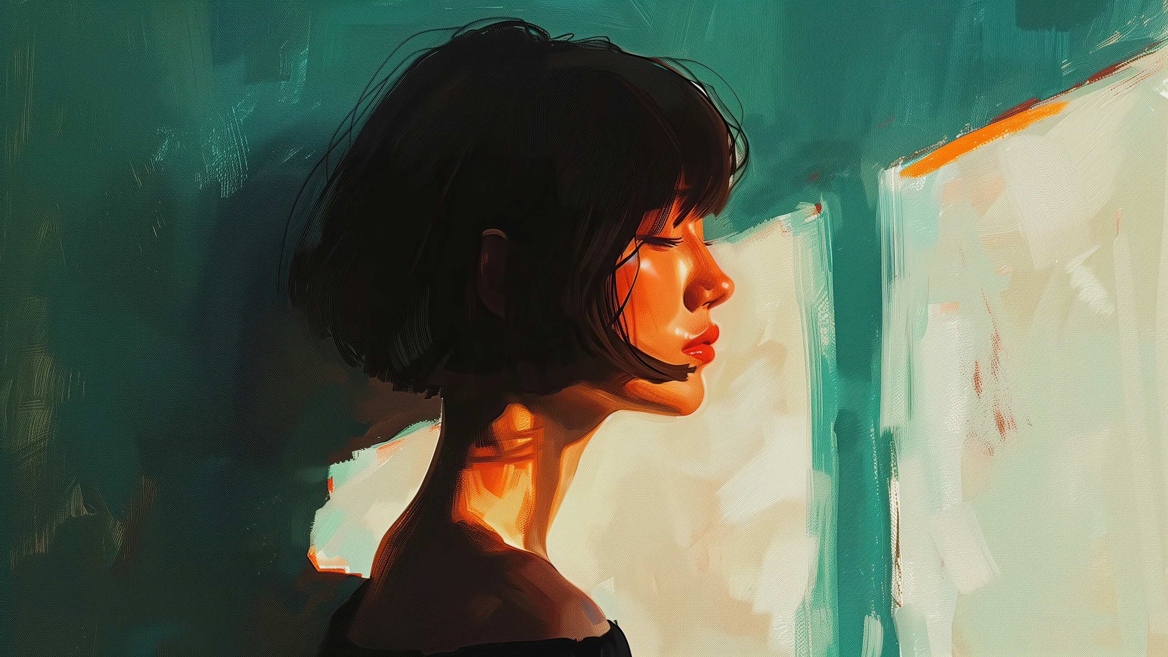 Painting Wallpaper 4K, Atmosphere