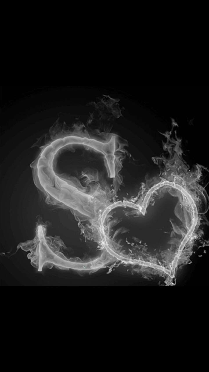 Letter S black and white wallpaper