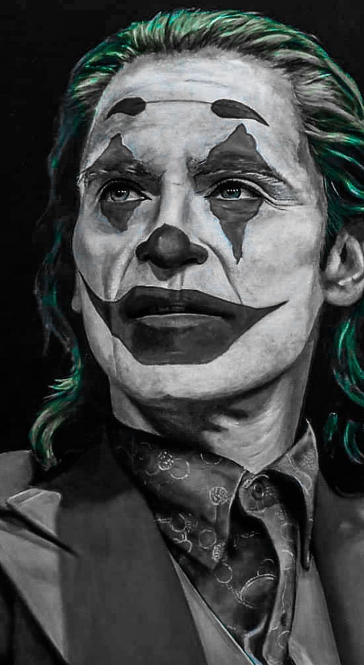 Joker The Black And White Wallpaper