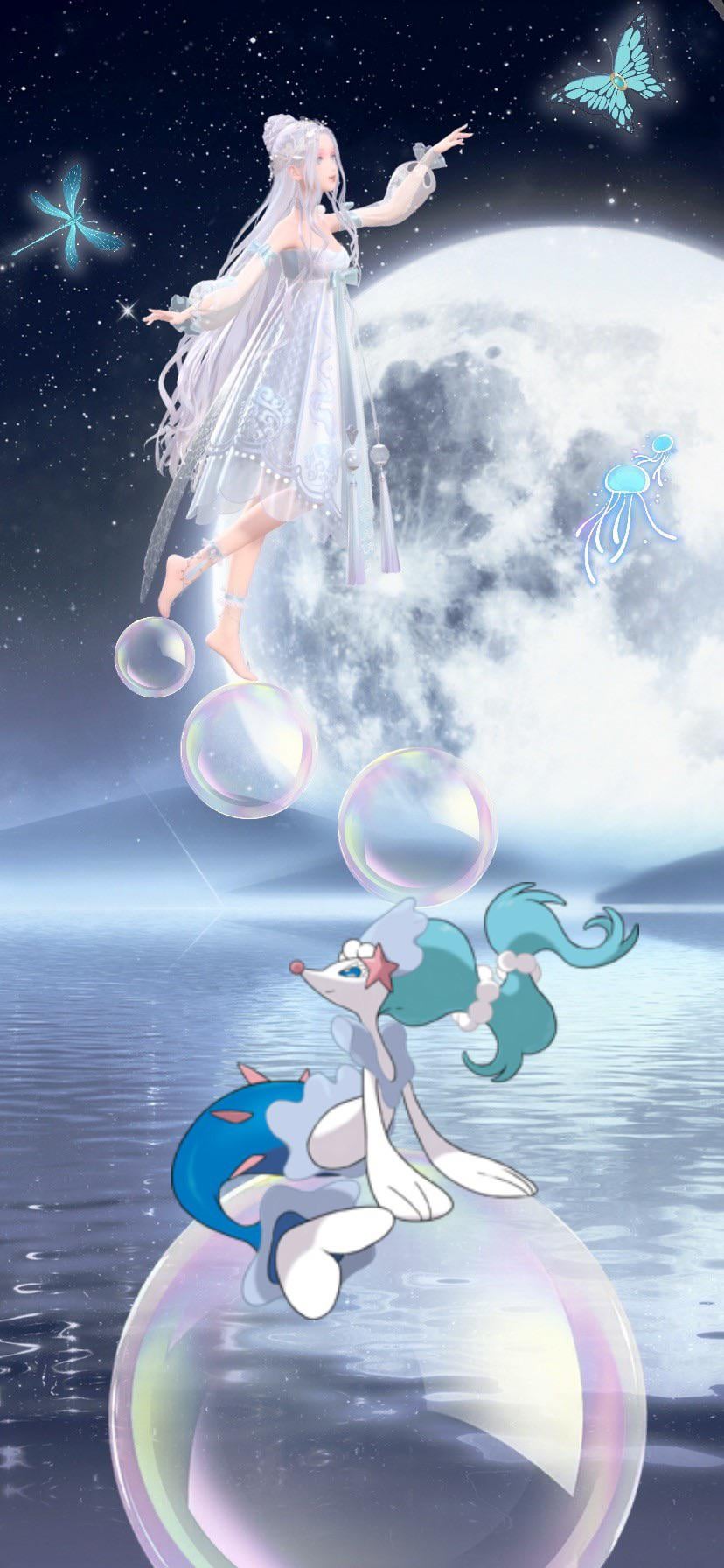 My Water Type Trainer With Primarina Sorry For The Poor Edit