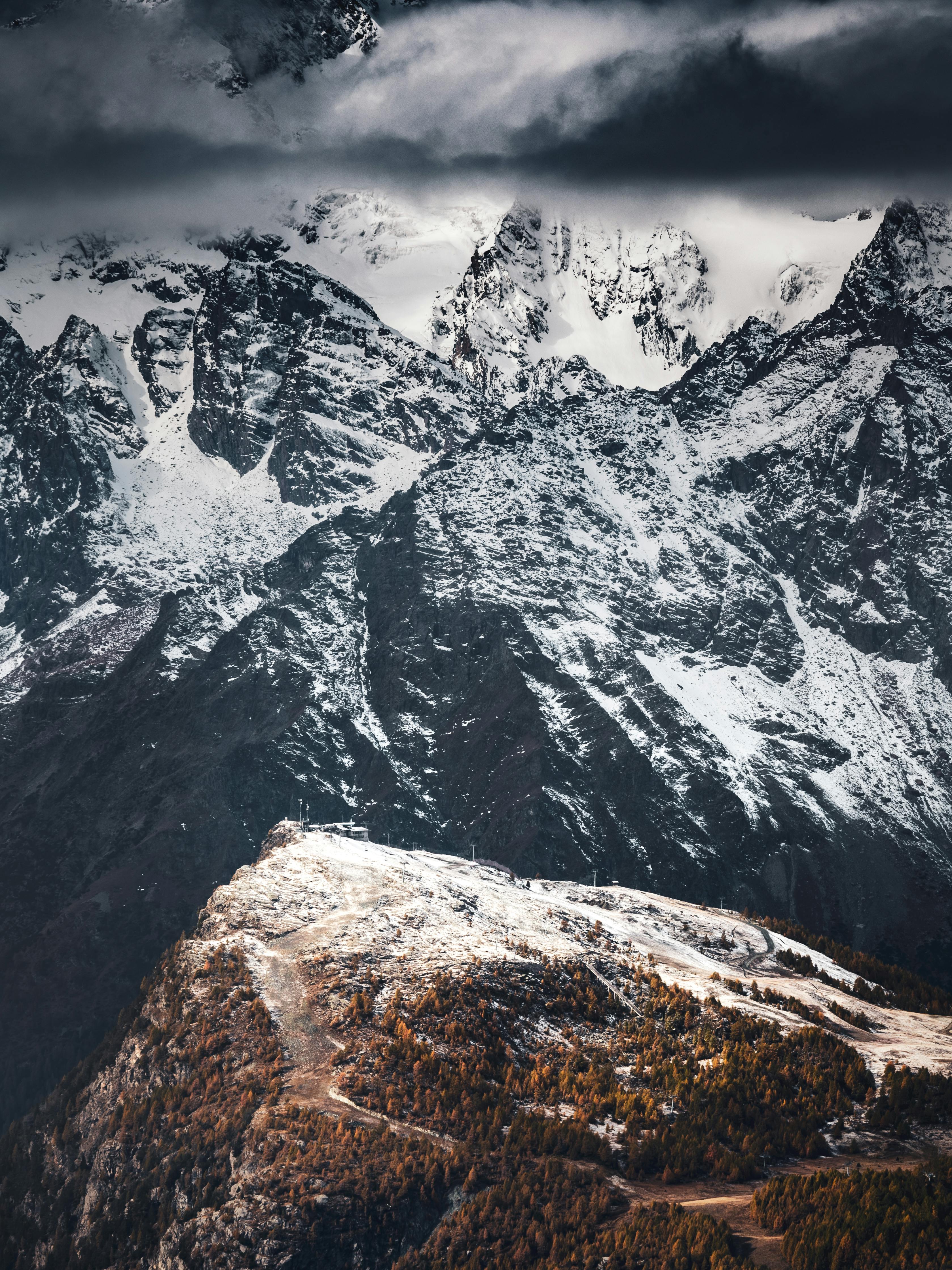 Landscape Photography of Snowy Mountain · Free
