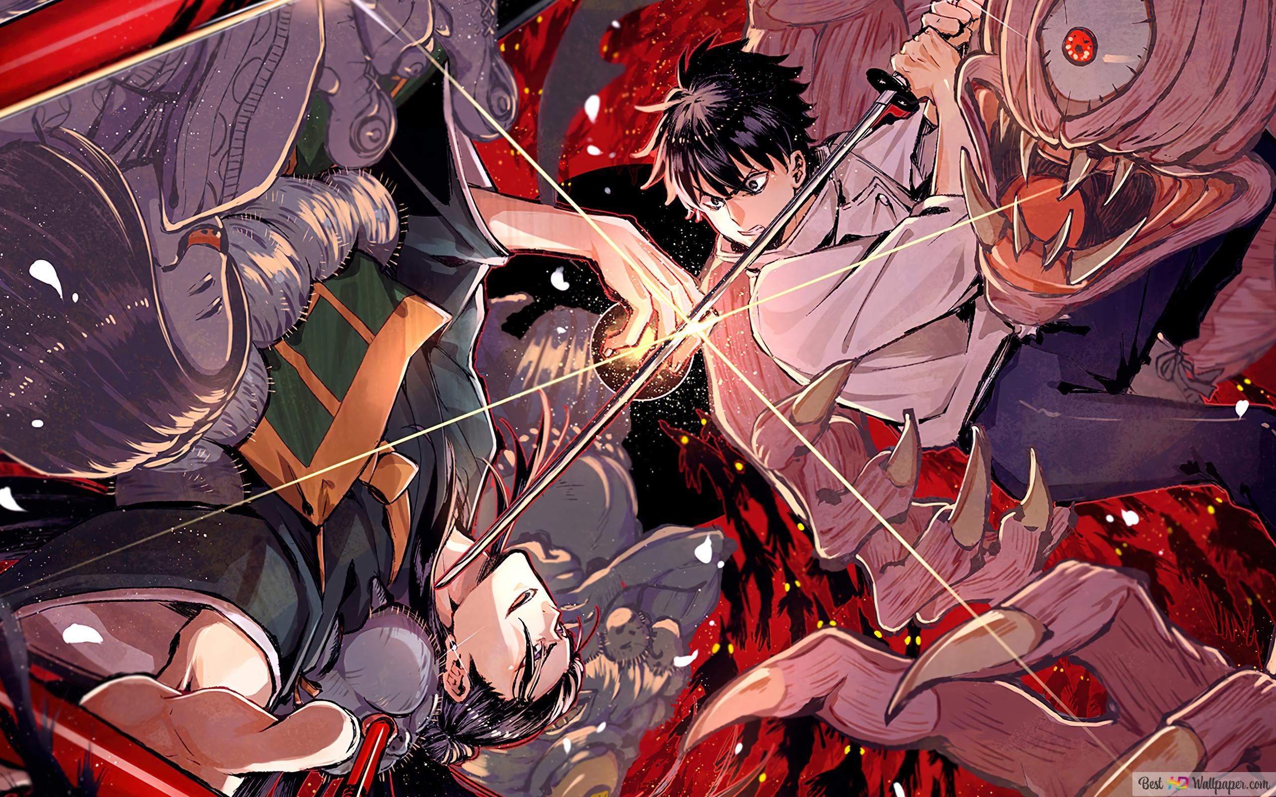 Jujutsu Kaisen 0 Okkotsu & Suguru Geto 4K wallpaper download