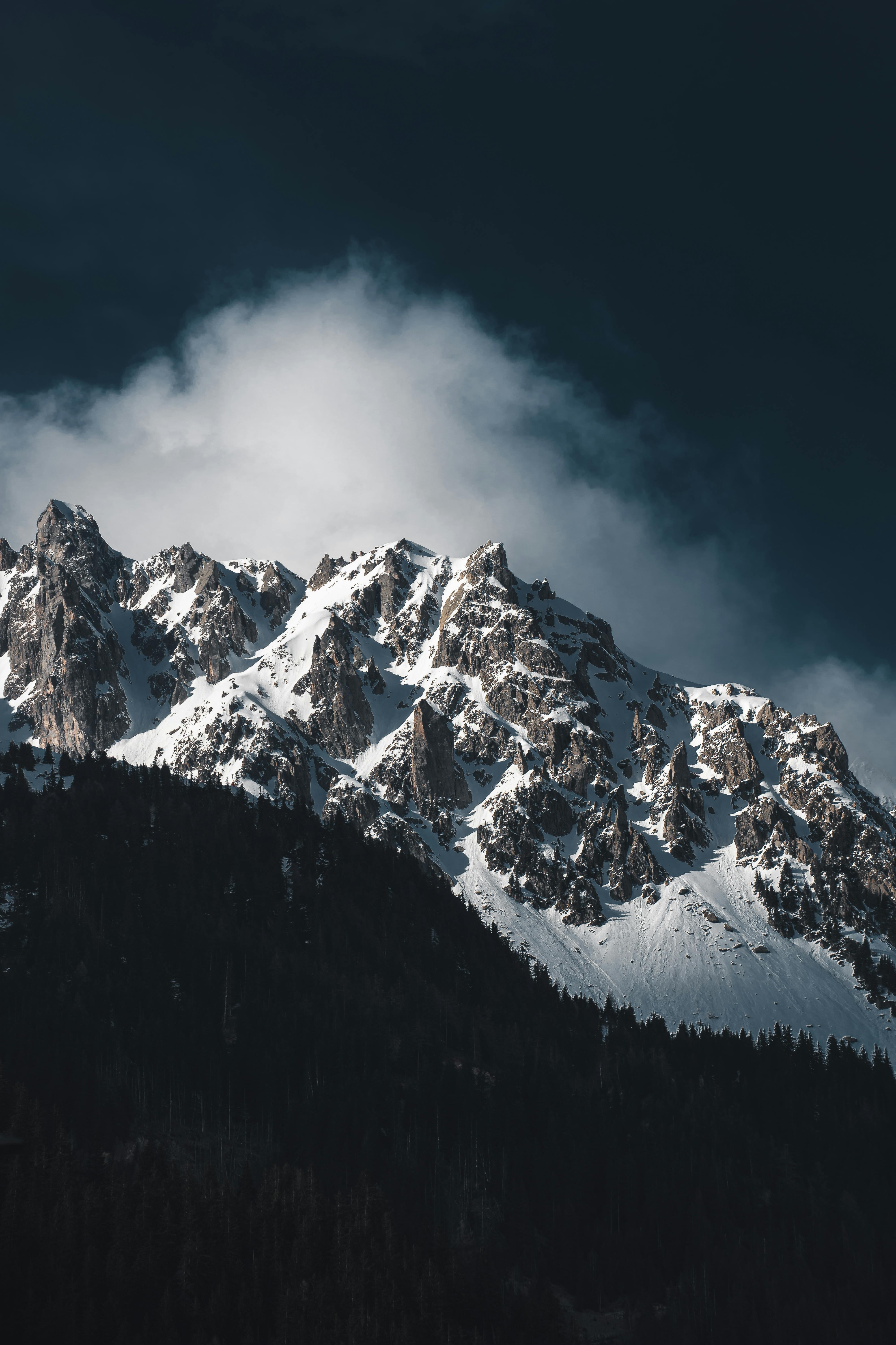 Landscape Photography of Snowy Mountain · Free
