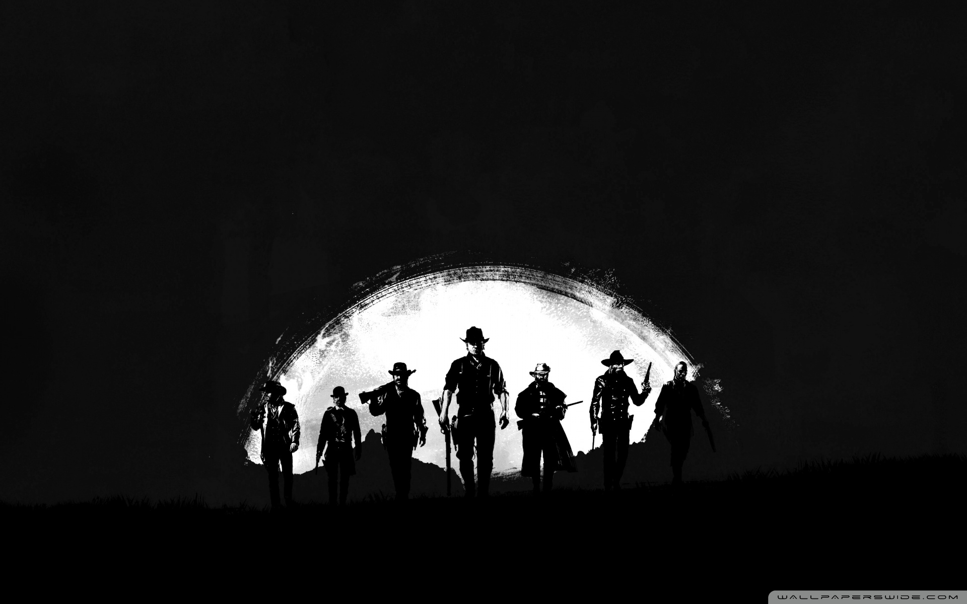 Red Dead Redemption 2 Dark 4K UHD Wallpaper for UltraHD Desktop and TV, Widescreen and UltraWide Display, Dual and Triple Monitor, Smartphone and Tablet Devices