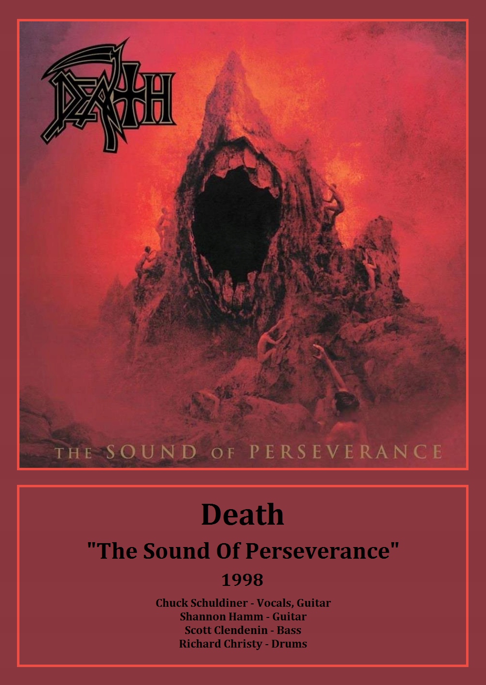 Plakat Death The Sound Of Perseverance 1998 Wallpaper bez ramy 42 x 29, 7 cm • Cena, Opinie • Plakaty 16092121715 • Allegro