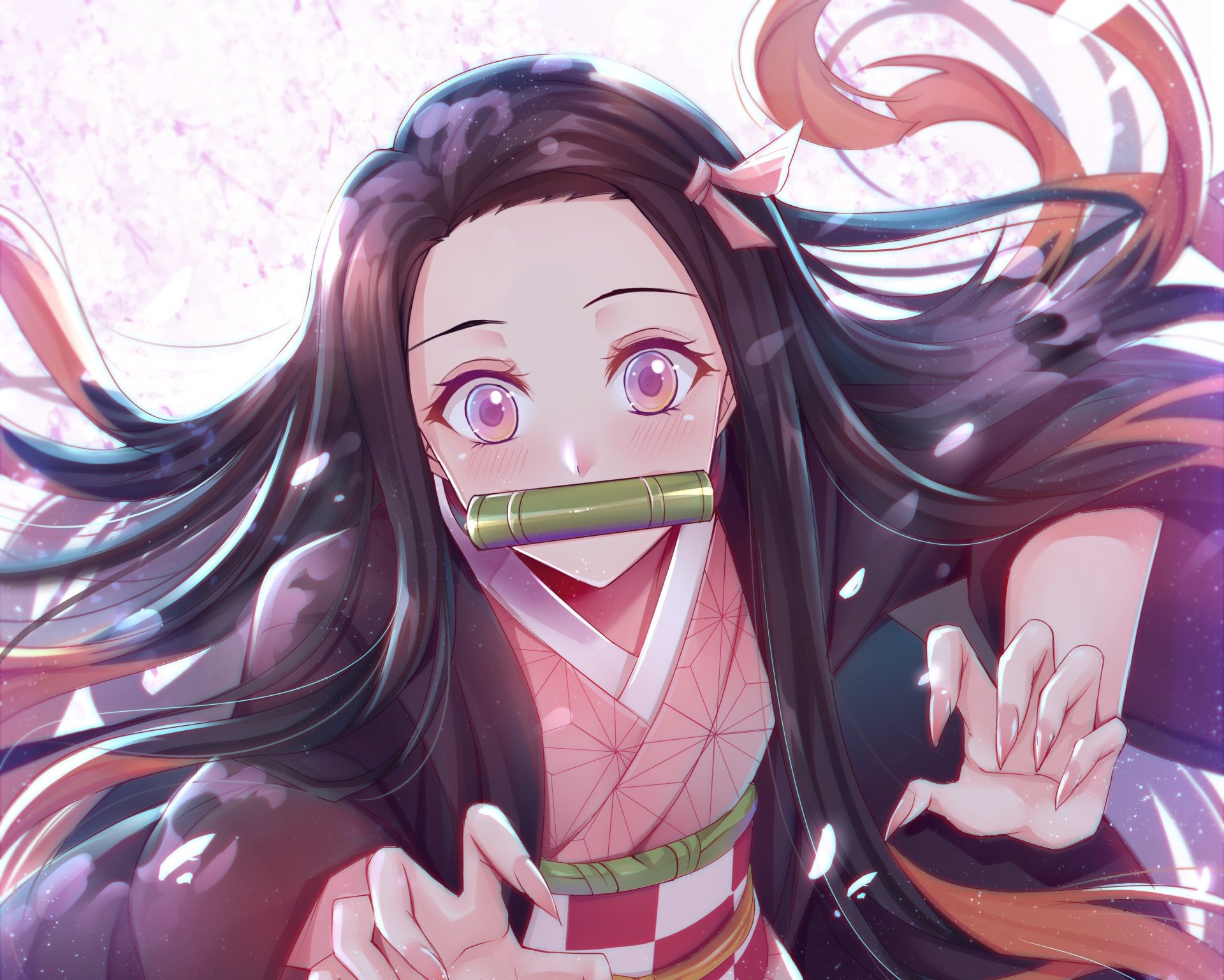 Nezuko Kamado HD Wallpaper Slayer: Kimetsu no Yaiba by 谷立