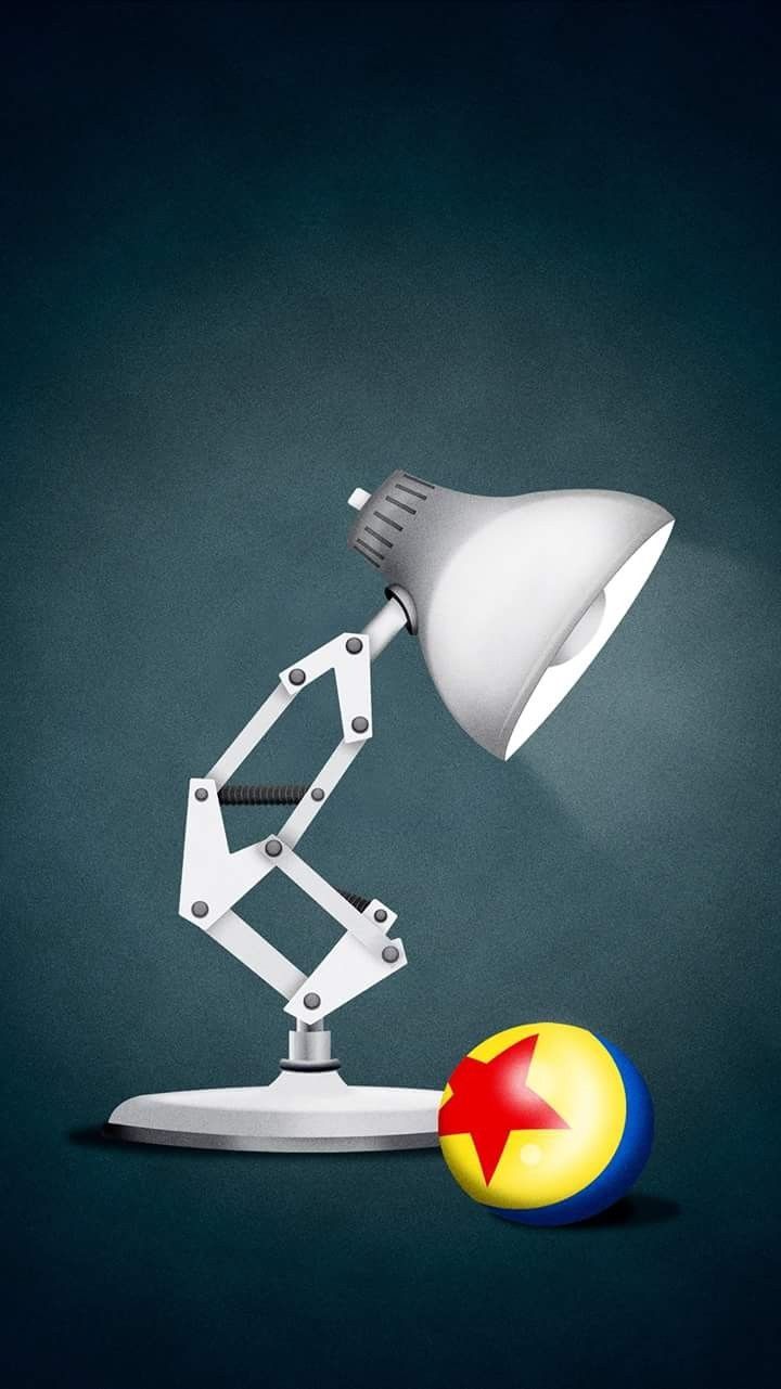 Phone wallpaper. Pixar lamp, Disney art, Disney movie posters
