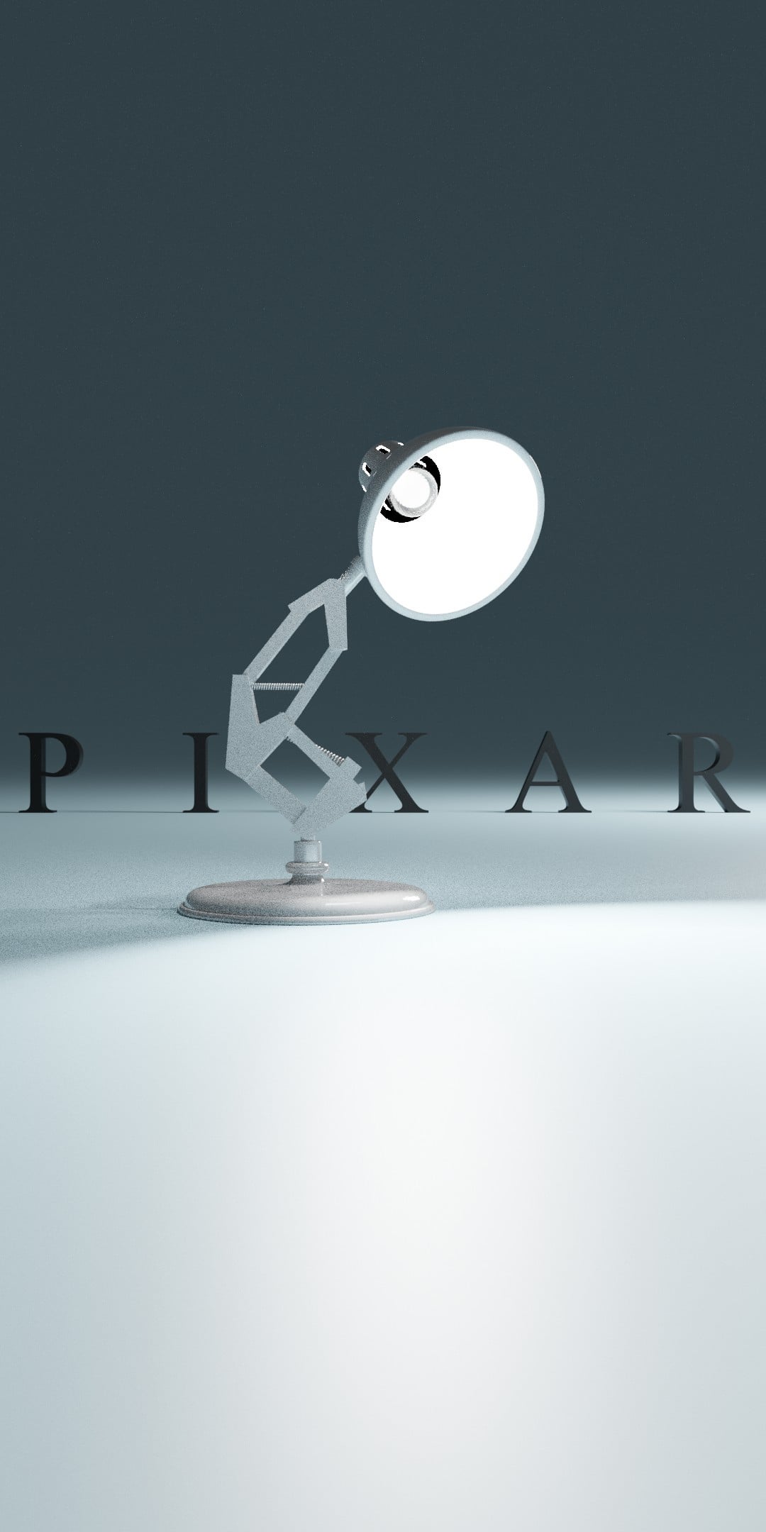 Tried to create the Pixar lamp. This render is a wallpaper for my phone