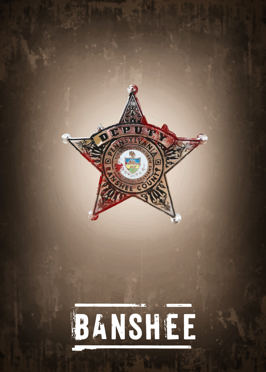 Poster Sheriff Badge. Wall Art 1 FREE