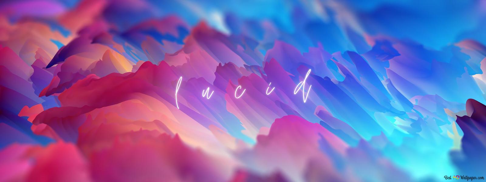 Pink purple blue abstract ( lucid ) HD wallpaper download