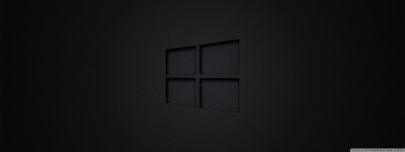 Windows 10 Black 4K UHD Wallpaper for UltraHD Desktop and TV, Dual Monitor, Smartphone and Tablet Devices