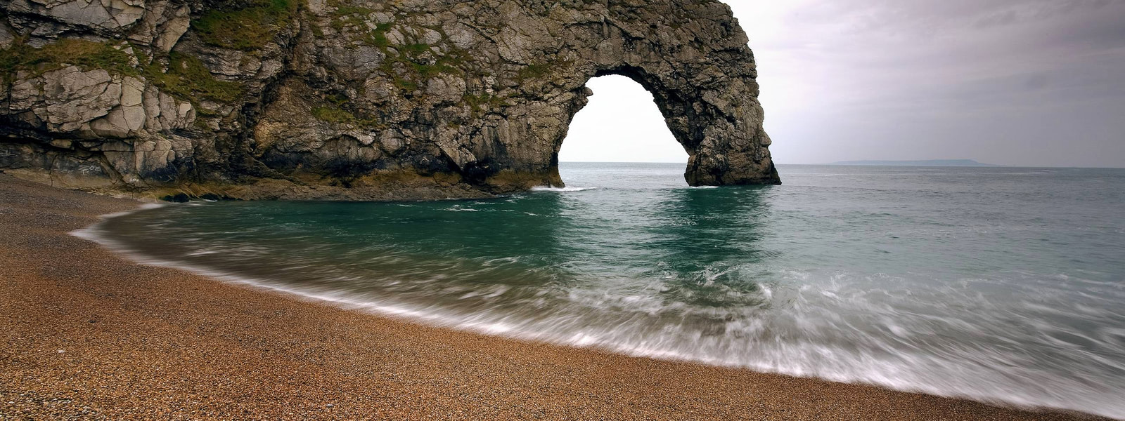 Nature created rock passage wallpaper