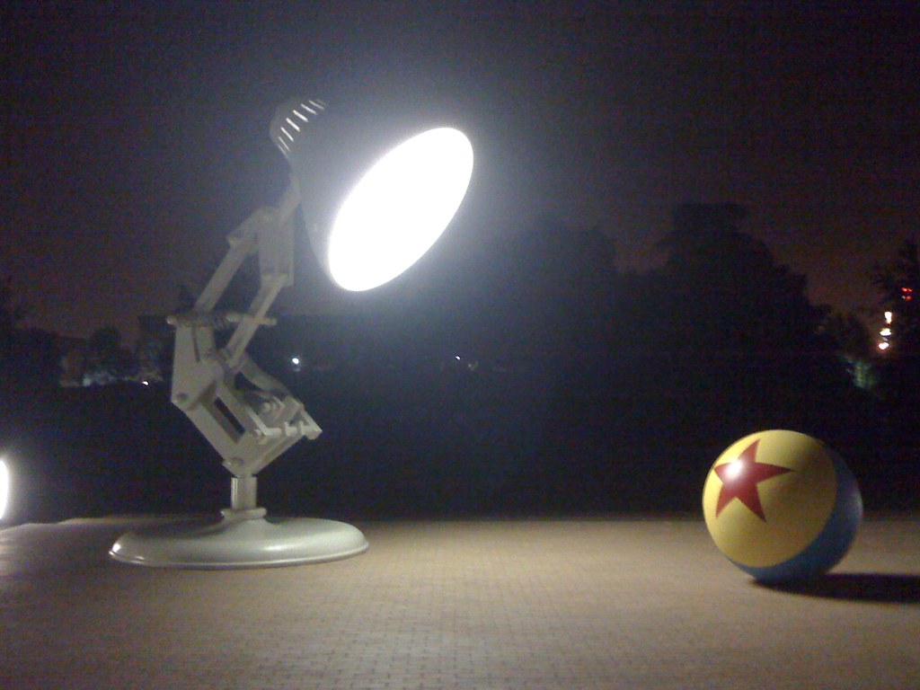Huge Luxo Lamp. On the Pixar campus