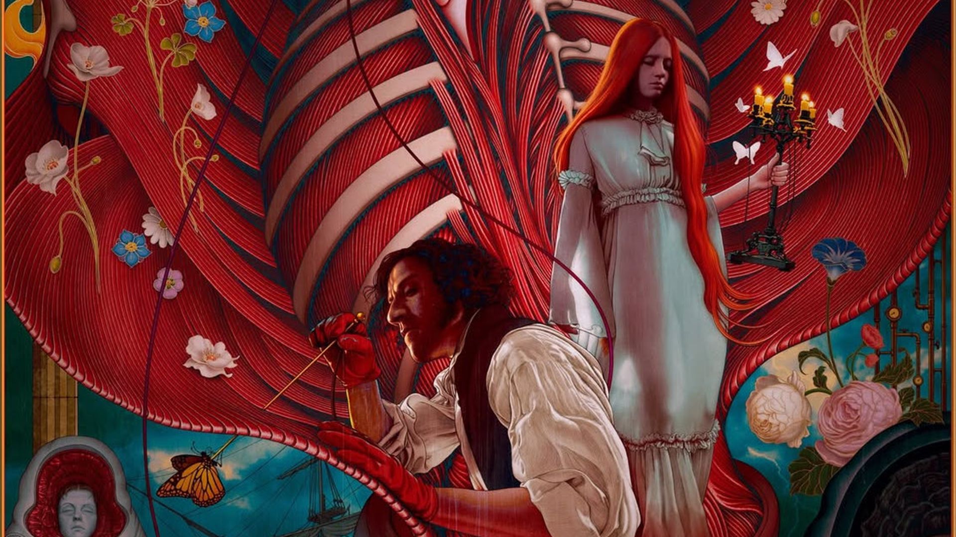 I'm blown away by the beautiful details of the new Frankenstein poster