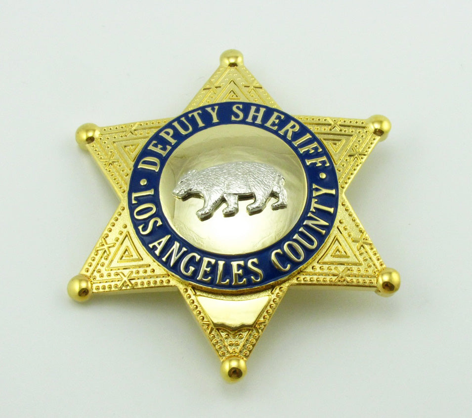 LASD Los Angeles County Deputy Sheriff Badge Customizable Rank