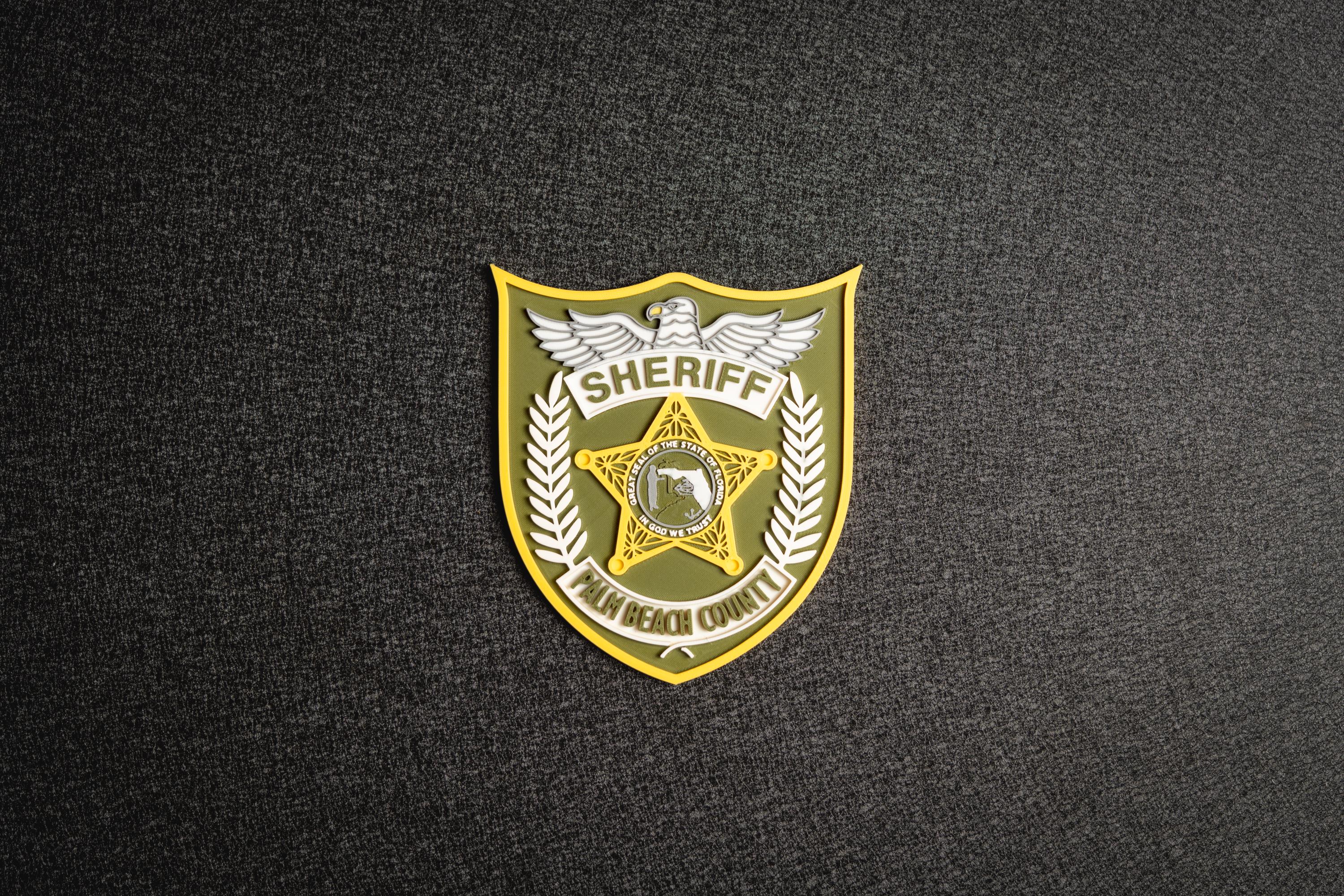 PBSO Patch Magnet (palm Beach Sheriff Office)