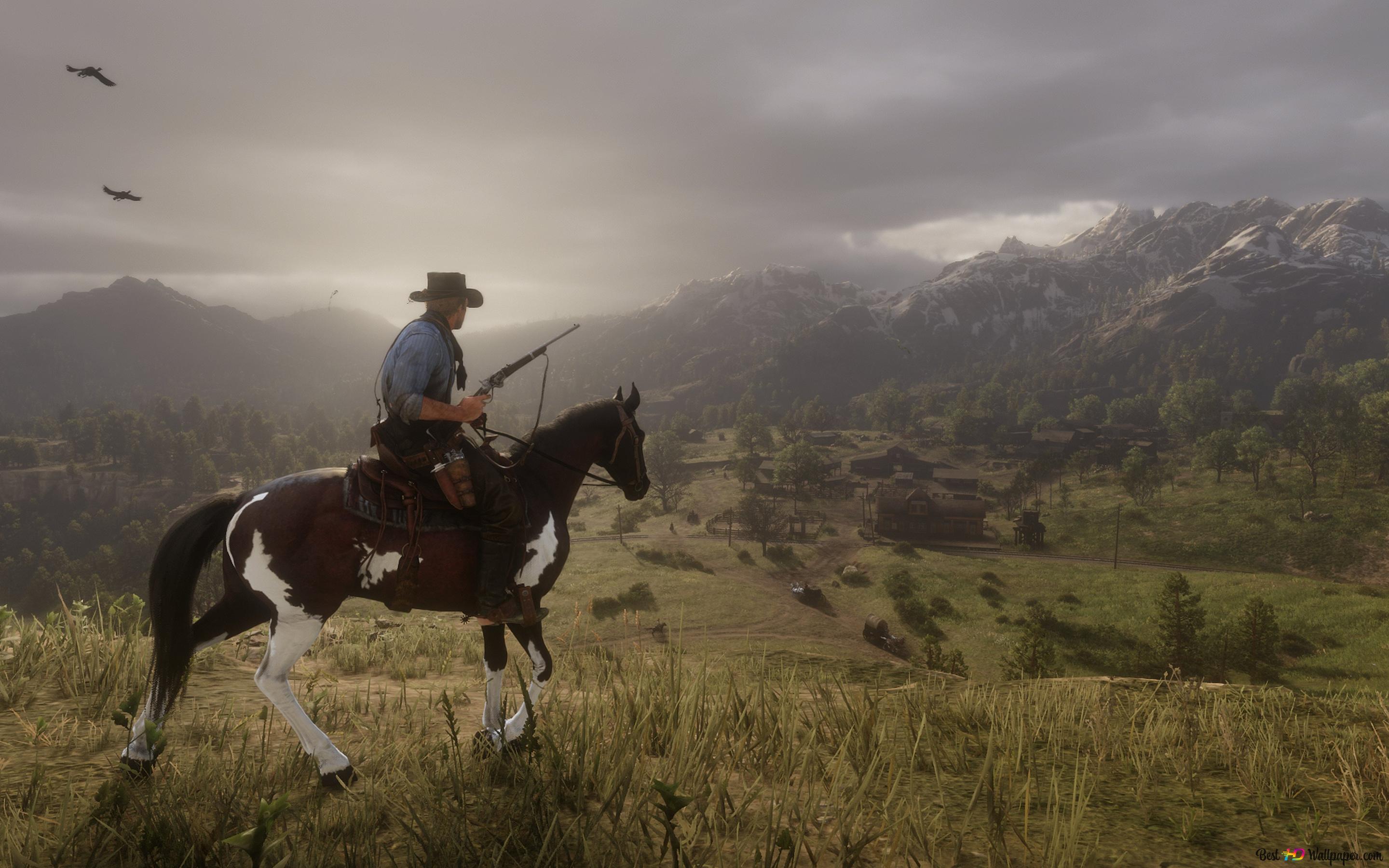 Red dead redemption ii morgan 4K wallpaper download