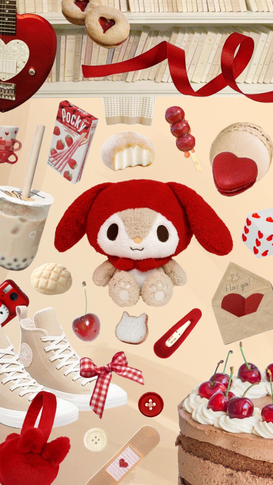 ideas de littleforestfellow para guardar hoy. casa de hello kitty, fondos para teclado, peluches y más