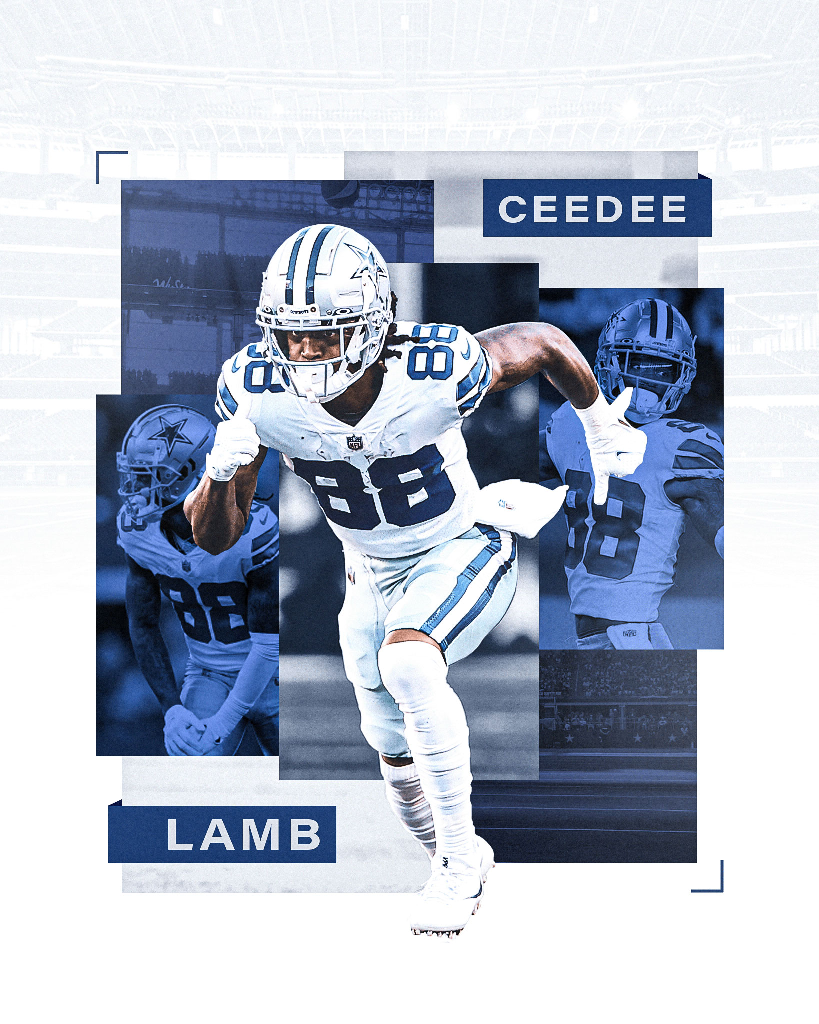 Ceedee Lamb Cool Graphic 4k Wallpaper
