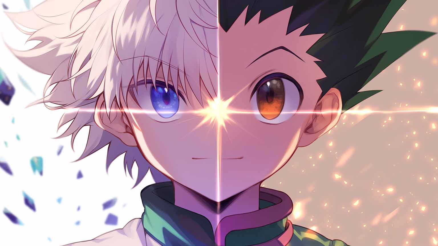 Gon Freecss & Killua Best Friends Forever Desktop Wallpaper