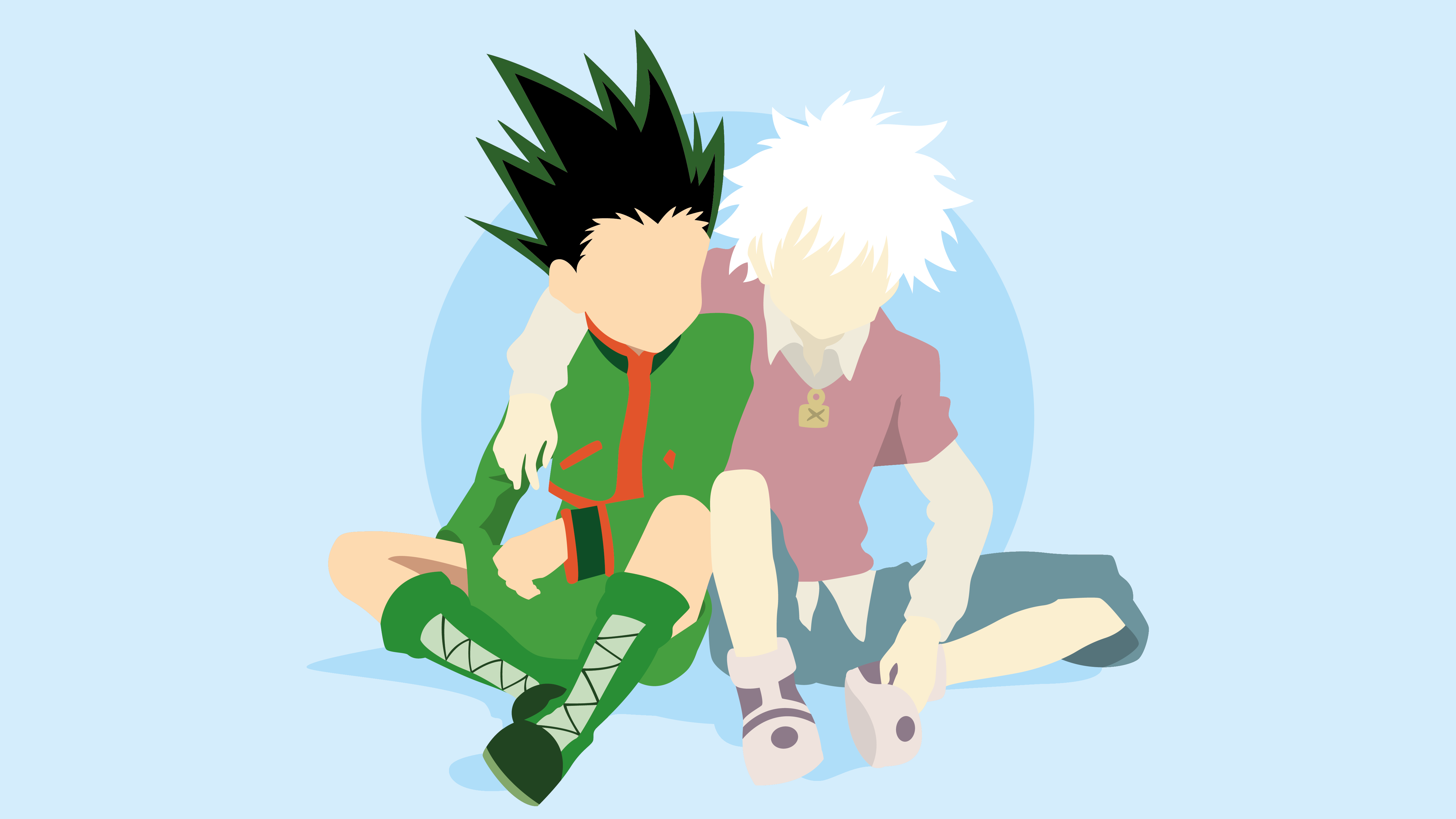 Gon Freecss Wallpaper 4K, Killua Zoldyck, Hunter x Hunter