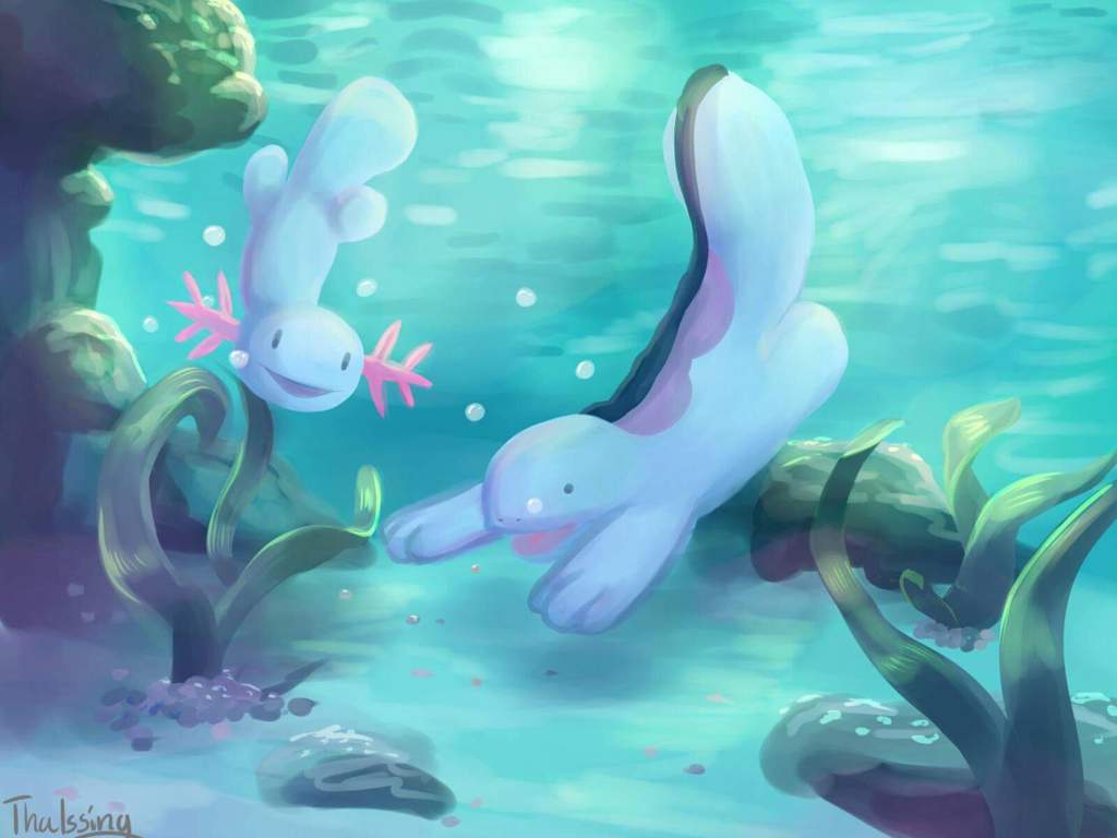 Wooper and Quagsire. Arts And OCs Amino