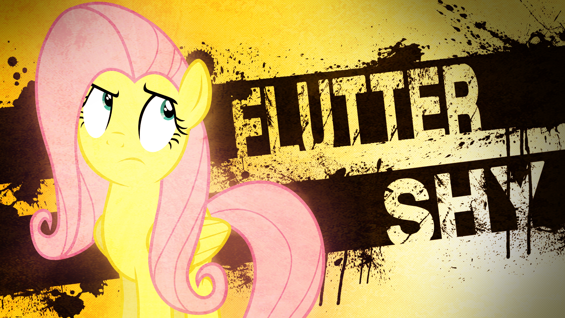 Wallpaper. Moar Fluttershy!