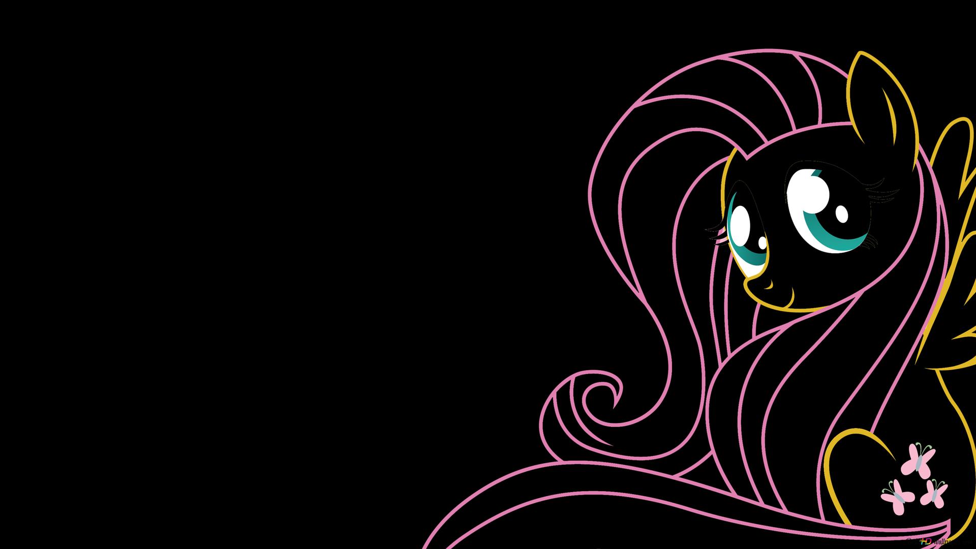 Fluttershy 4K wallpaper download