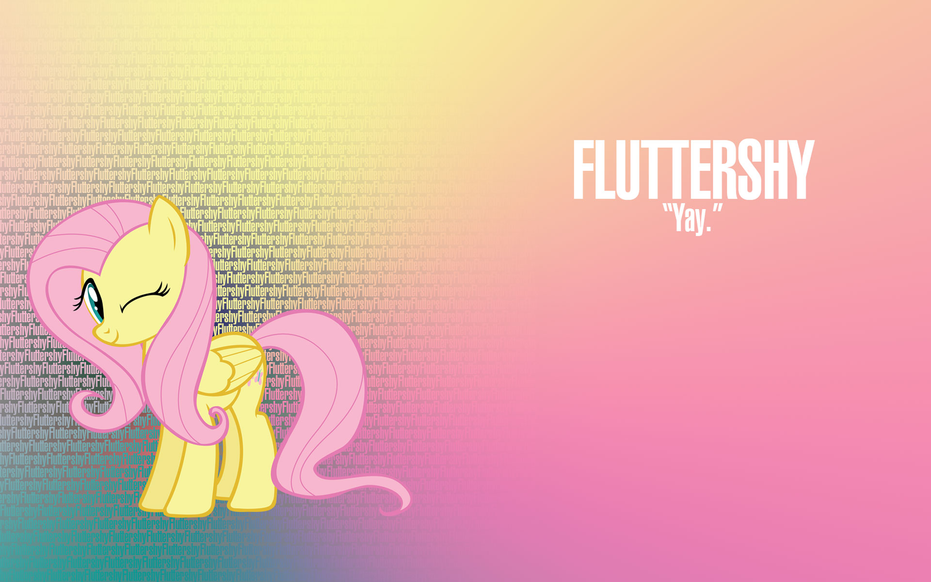 Fluttershy My Little Pony Little Pony Fluttershy Background Wallpaper & Background Download