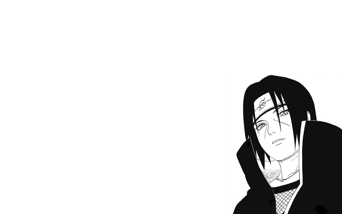Naruto Black And White Wallpaper