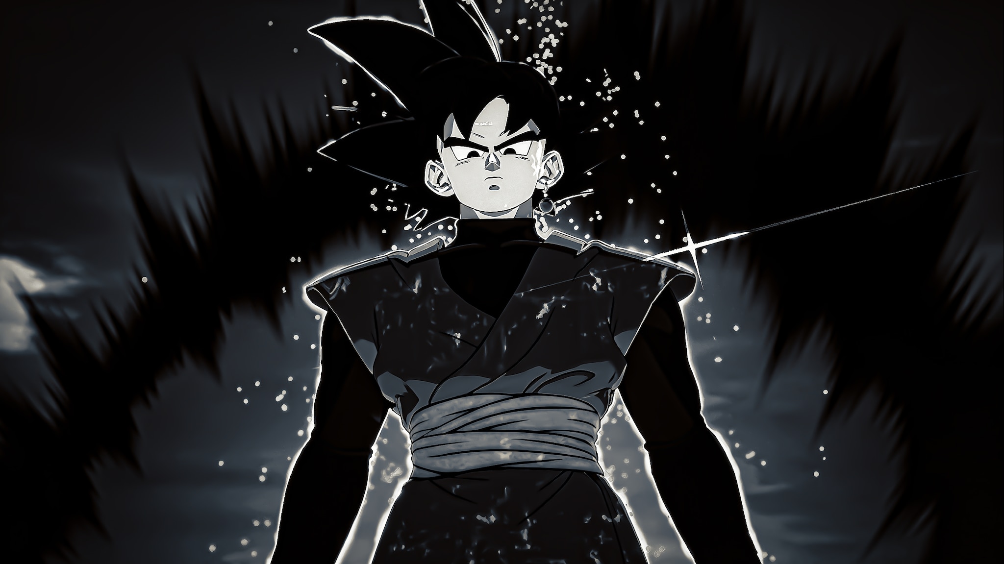 Black Goku Wallpaper from Dragon Ball: Sparking! ZERO