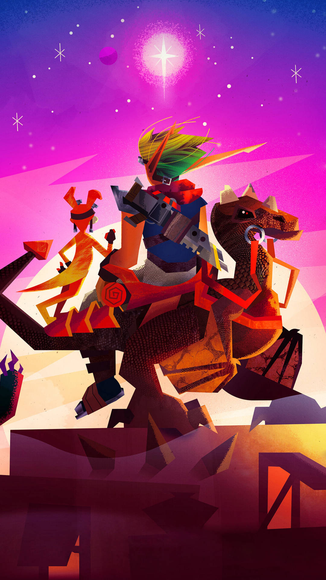 Download Vibrant Jak 2 Art Wallpaper