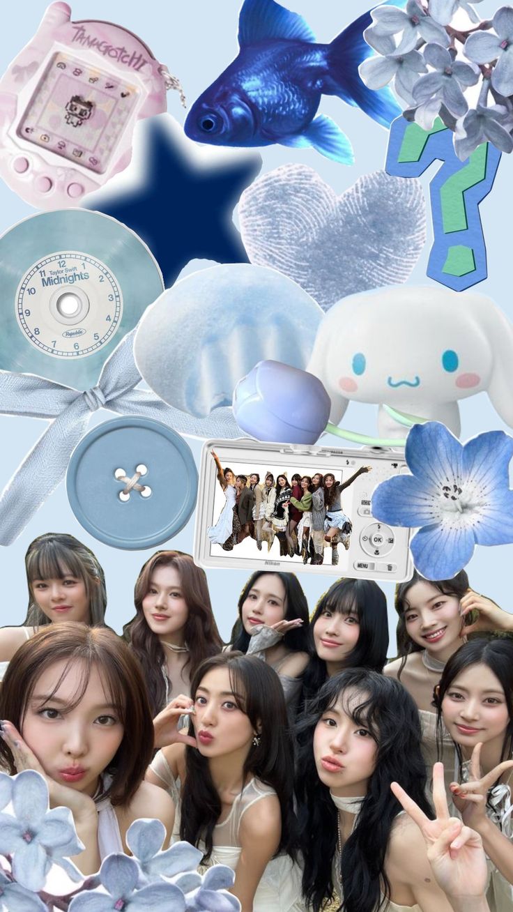 Twice wallpaper #twice #kpop #wallpaper #Blue