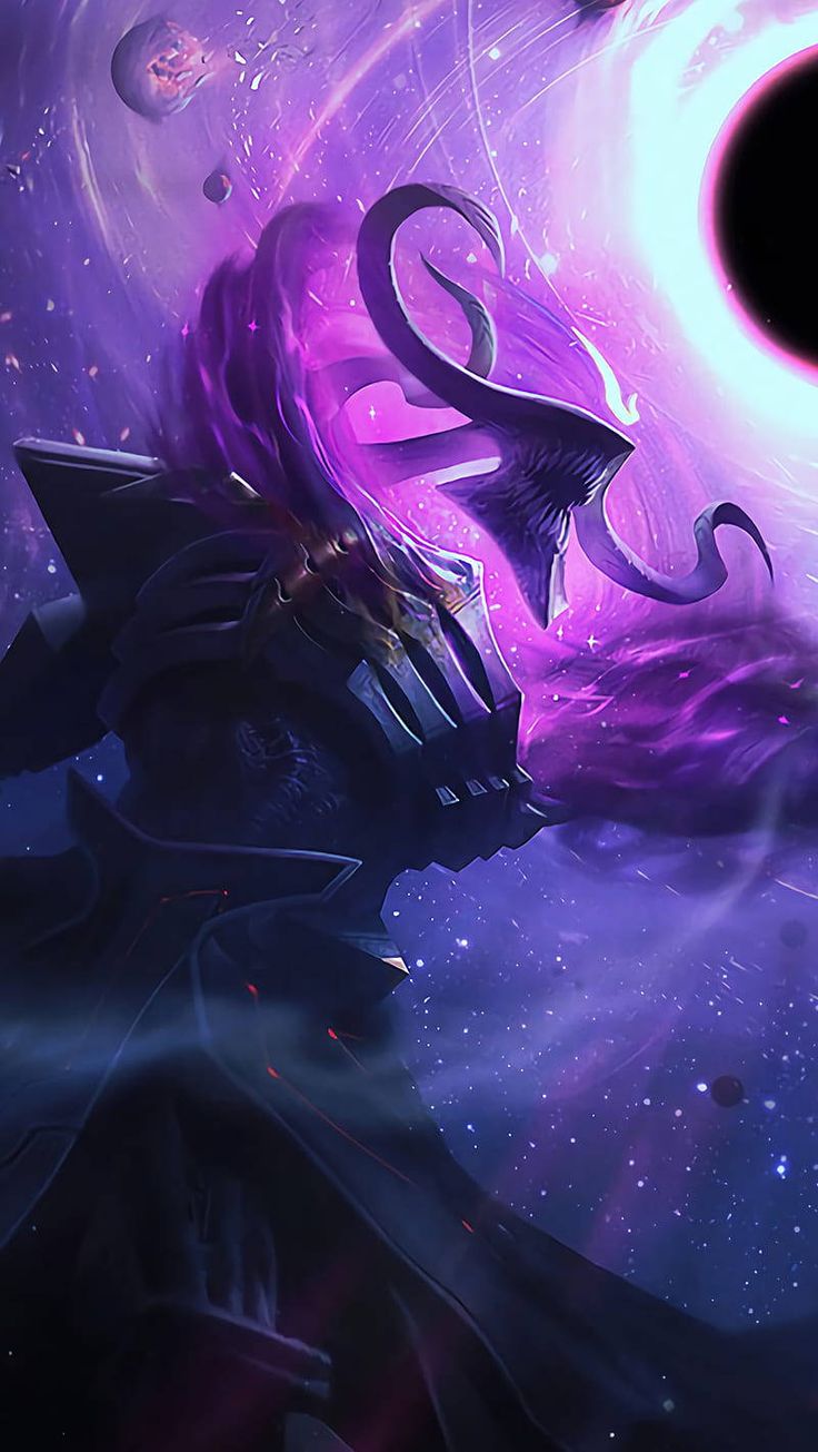Download Dark Star Thresh LoL iPhone Wallpaper