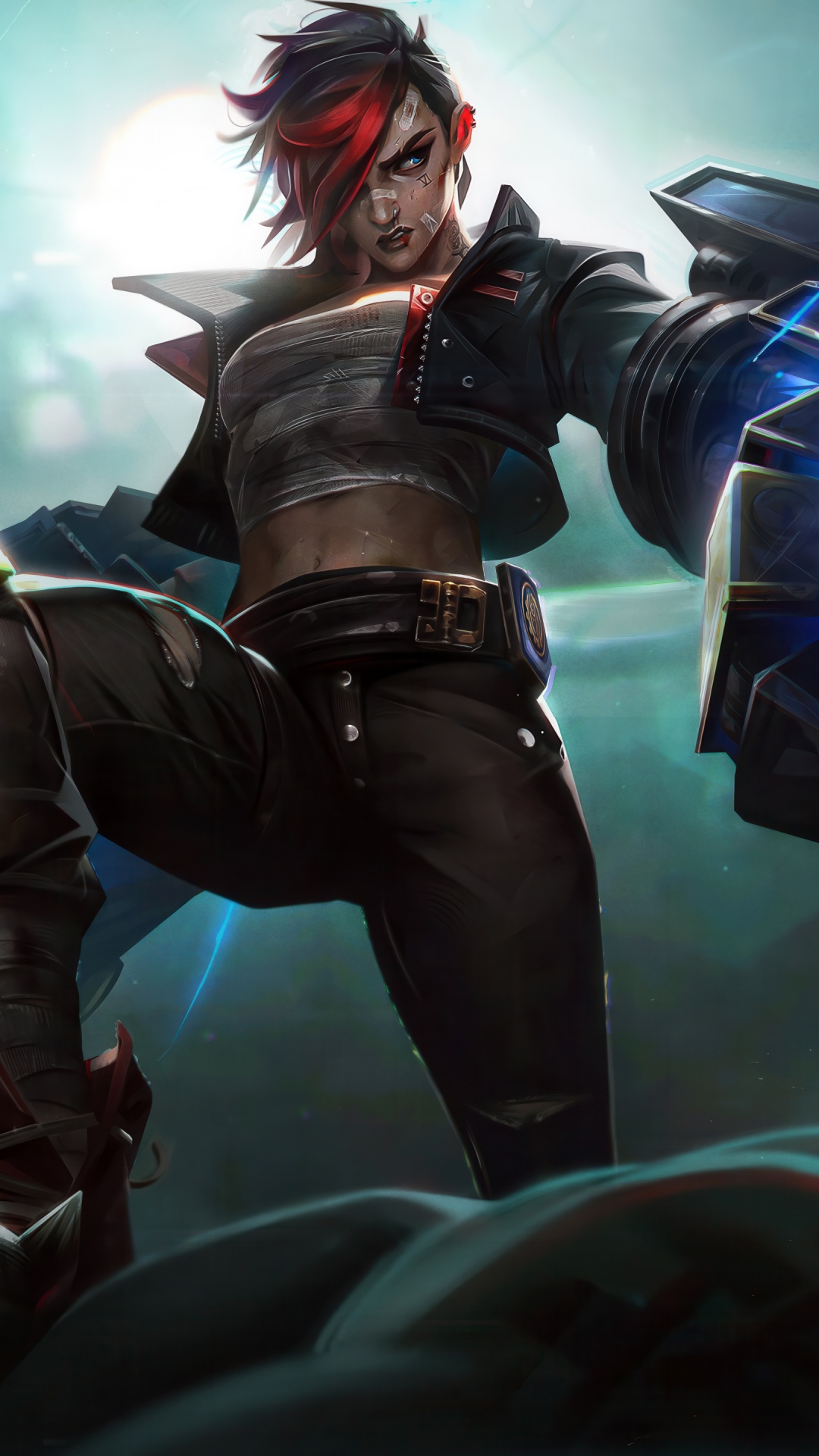 Arcane Vi Wallpaper 4K, League of Legends, Vi (Arcane)