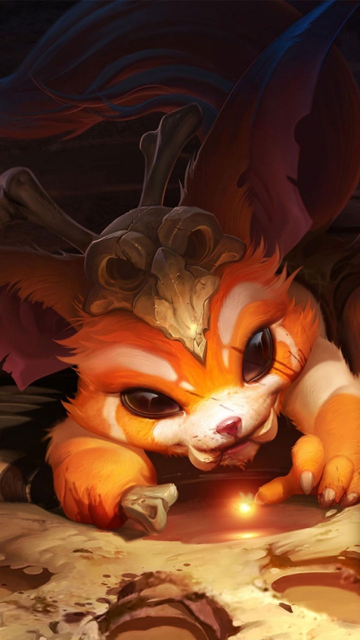 Phone wallpaper: Video Game, League Of Legends, Gnar (League Of Legends) 1202797