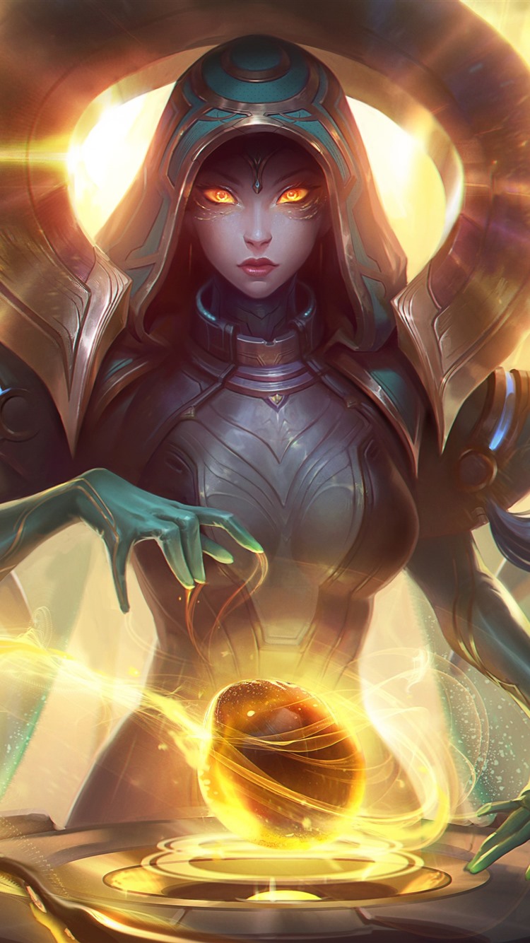 League Of Legends, LoL, Girl, Magic 1080x1920 IPhone 8 7 6 6S Plus Wallpaper, Background, Picture, Image