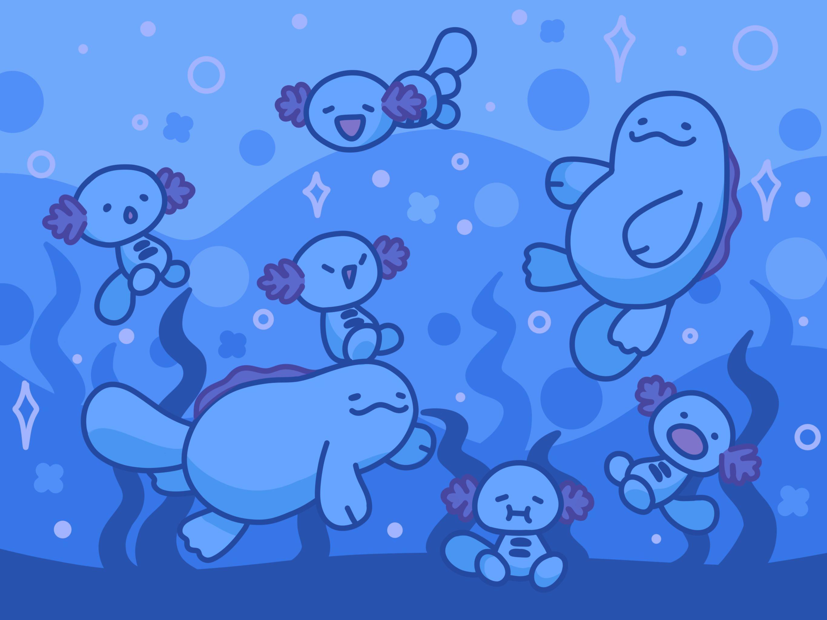 OC my silly wooper background