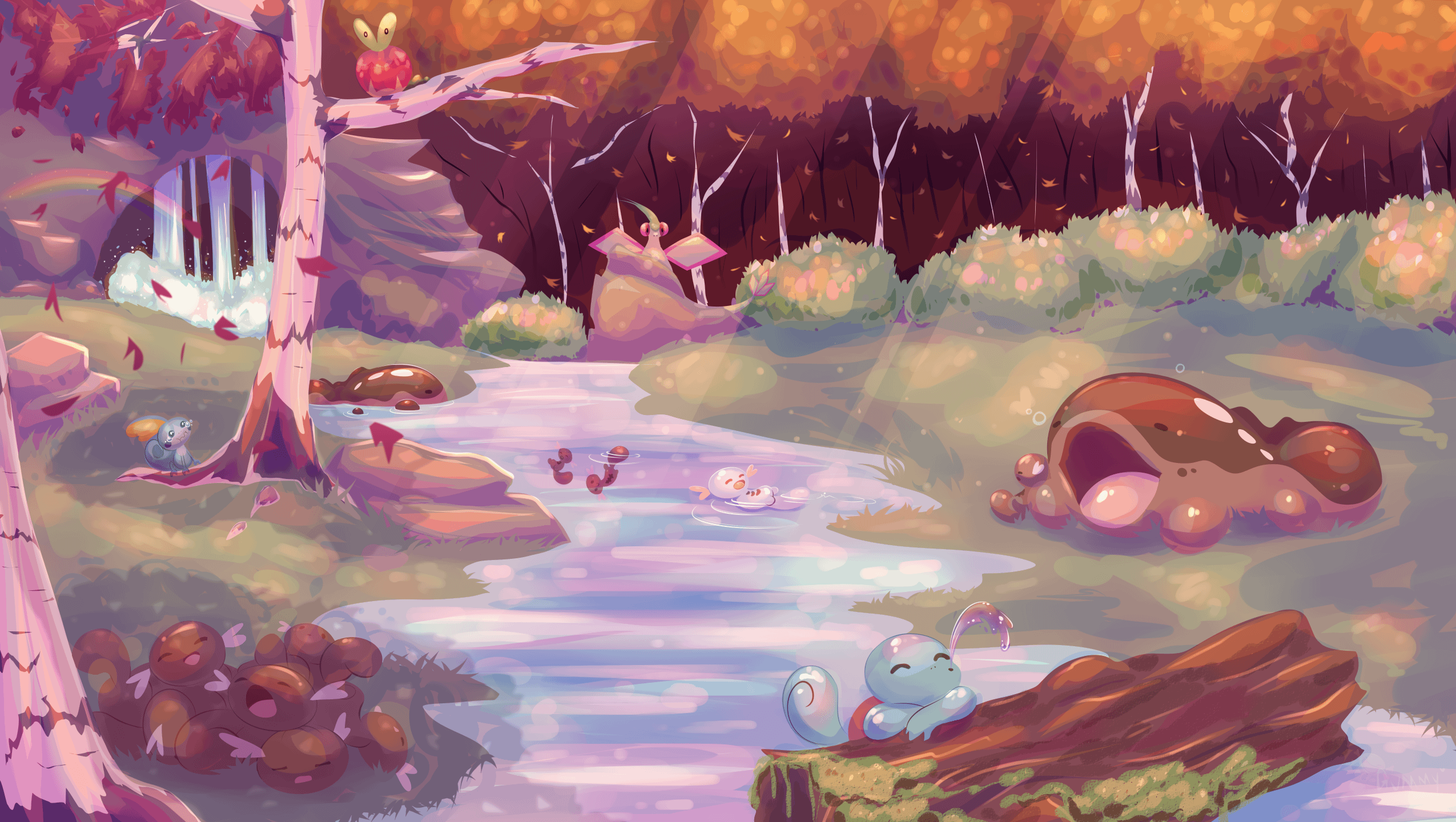 Paldean Wooper Wallpaper!!