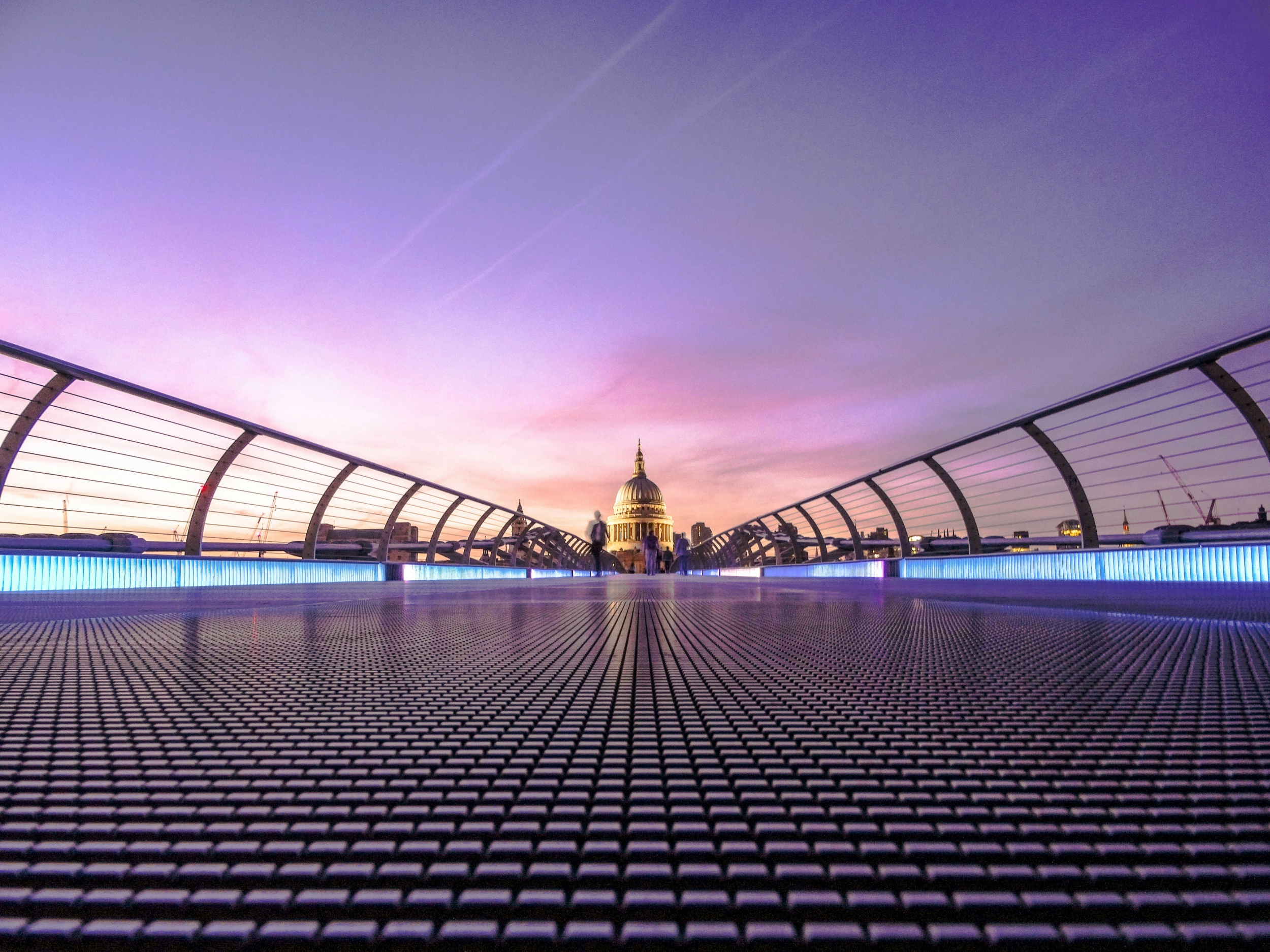 London England Vibrant Sunset