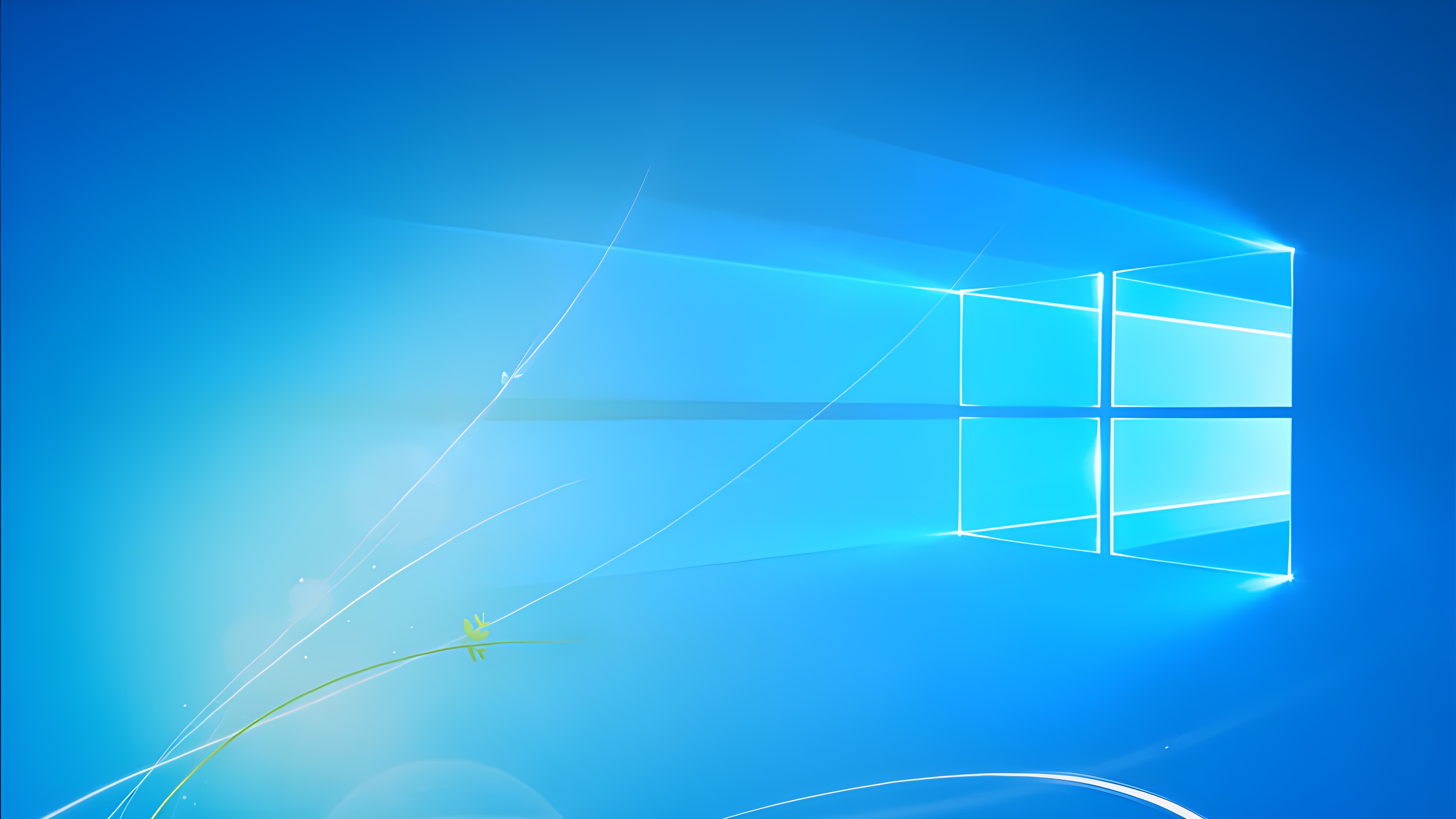 Windows 7 And Old 2015 Windows 10 Wallpaper Mixed Into One.. [3840 × 2160].. (AI Upscaled To 4K)