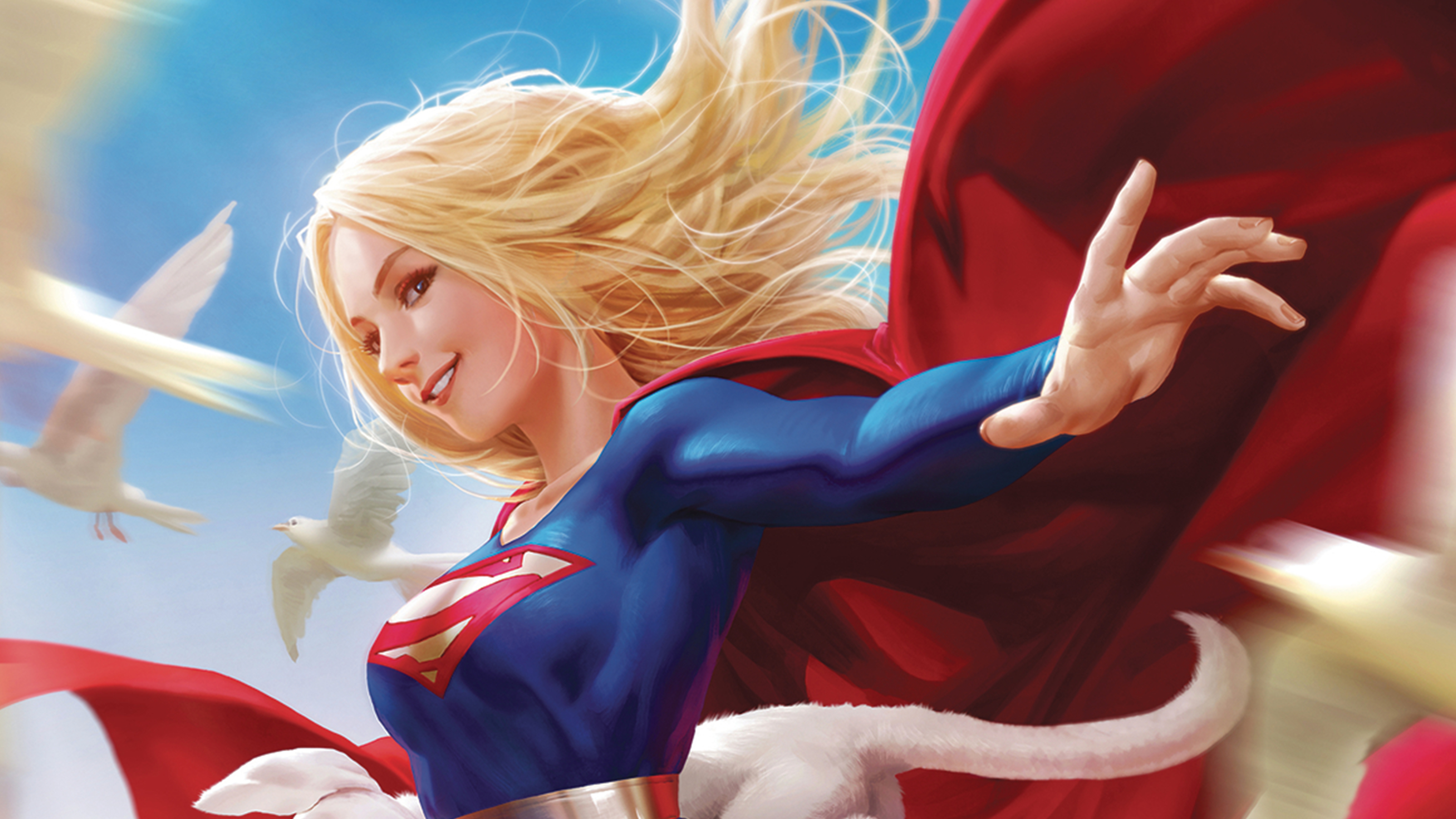 Supergirl Soars: Stunning 4K DC Comics Ultra HD Wallpaper