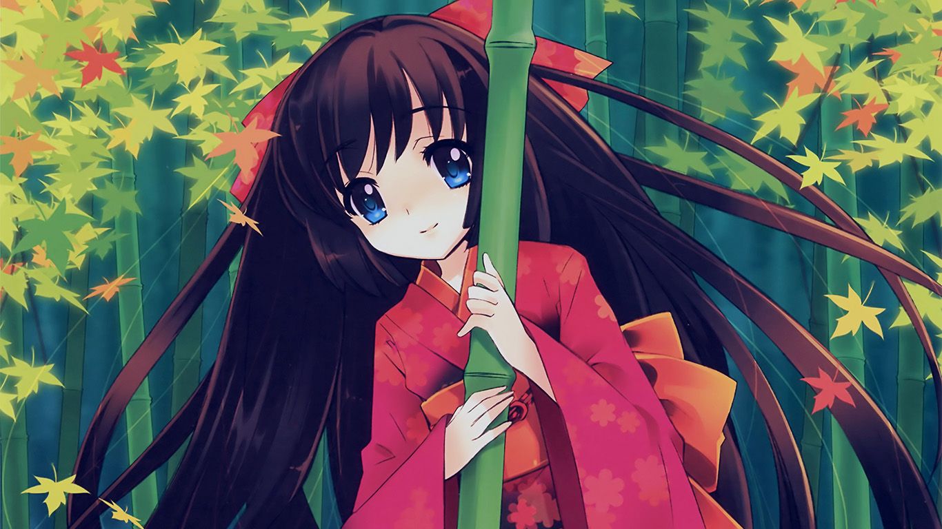 Anime Girl Laptop Wallpaper, HD Anime Girl Laptop Background on WallpaperBat