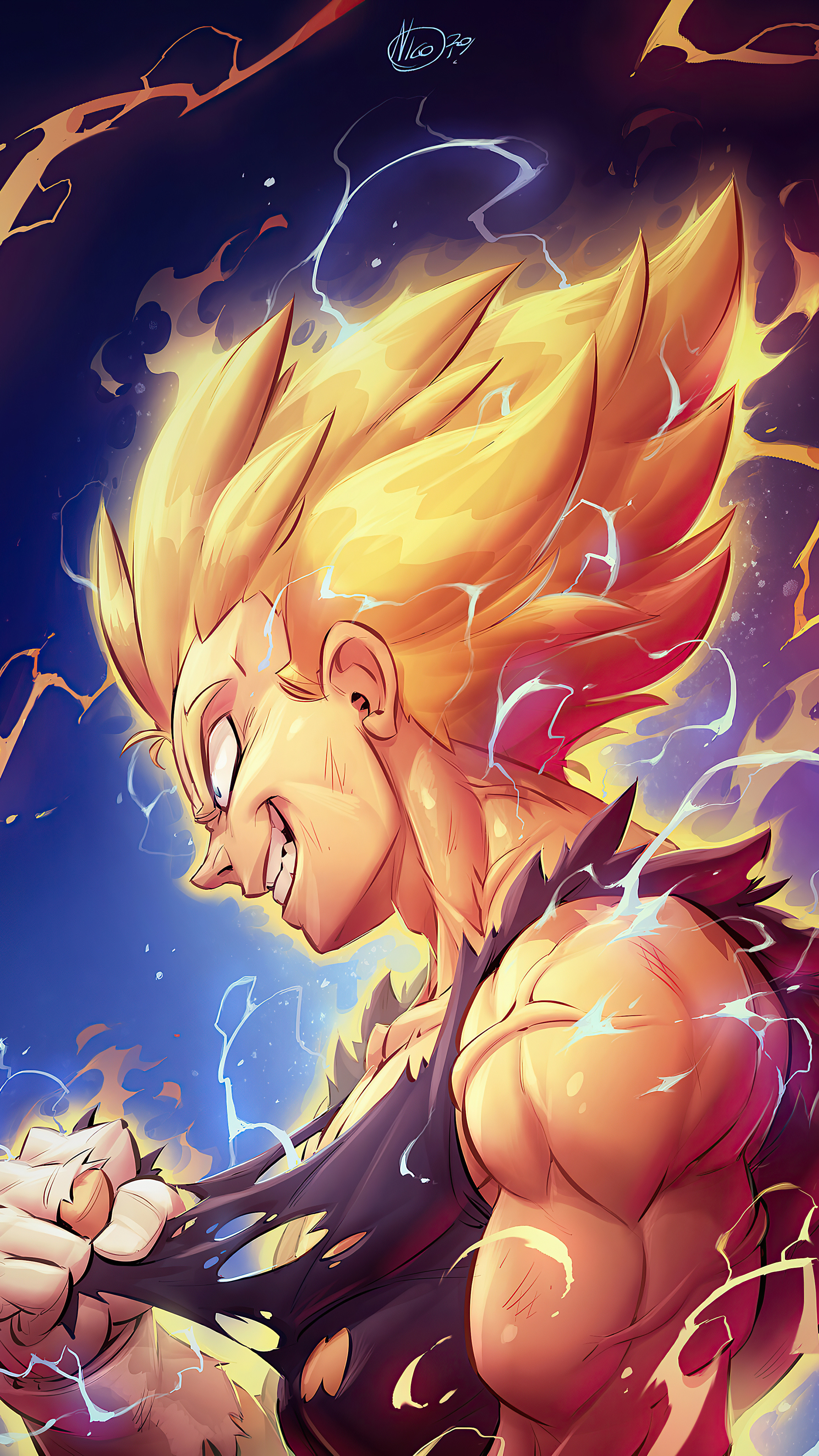 Majin Vegeta Wallpaper
