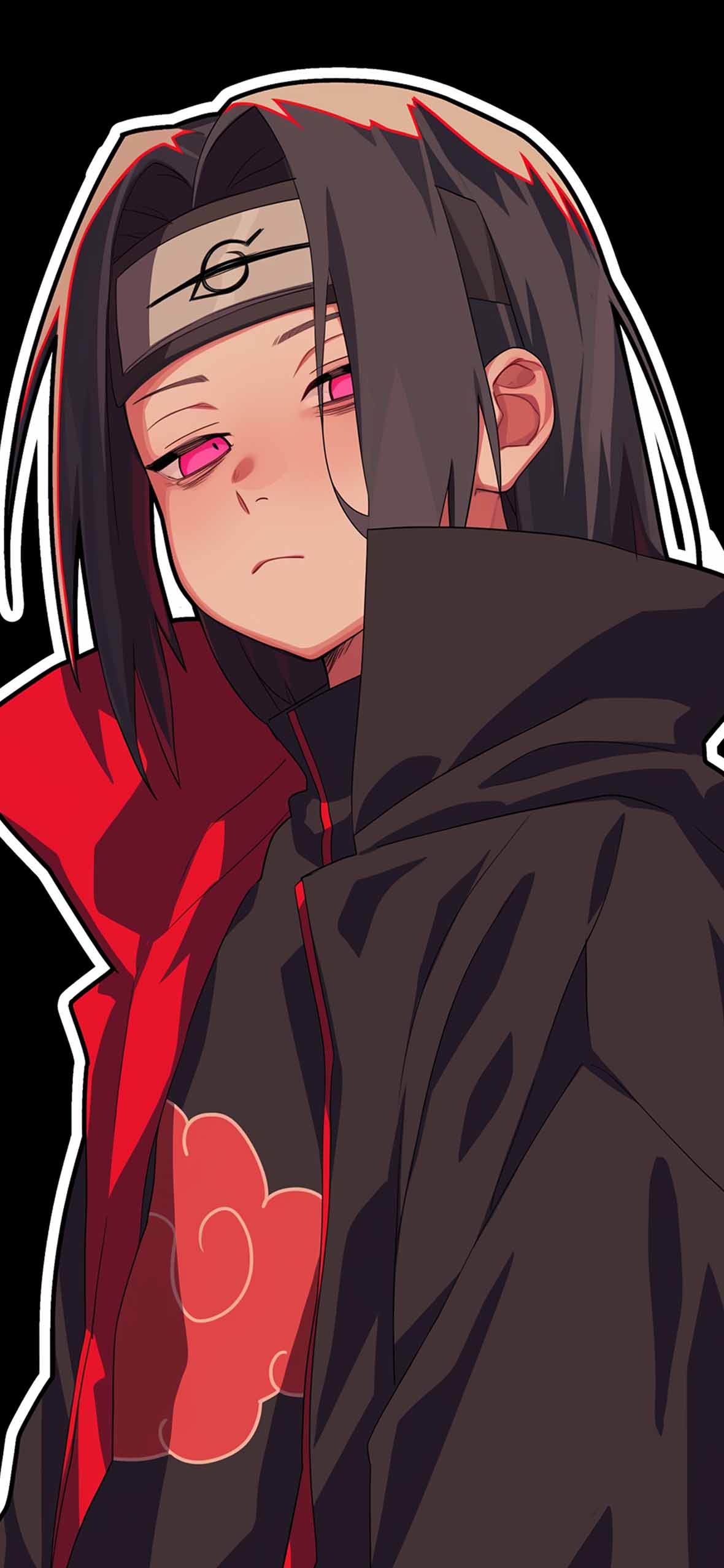 Itachi Uchiha Sticker Wallpaper Anime Phone Wallpaper