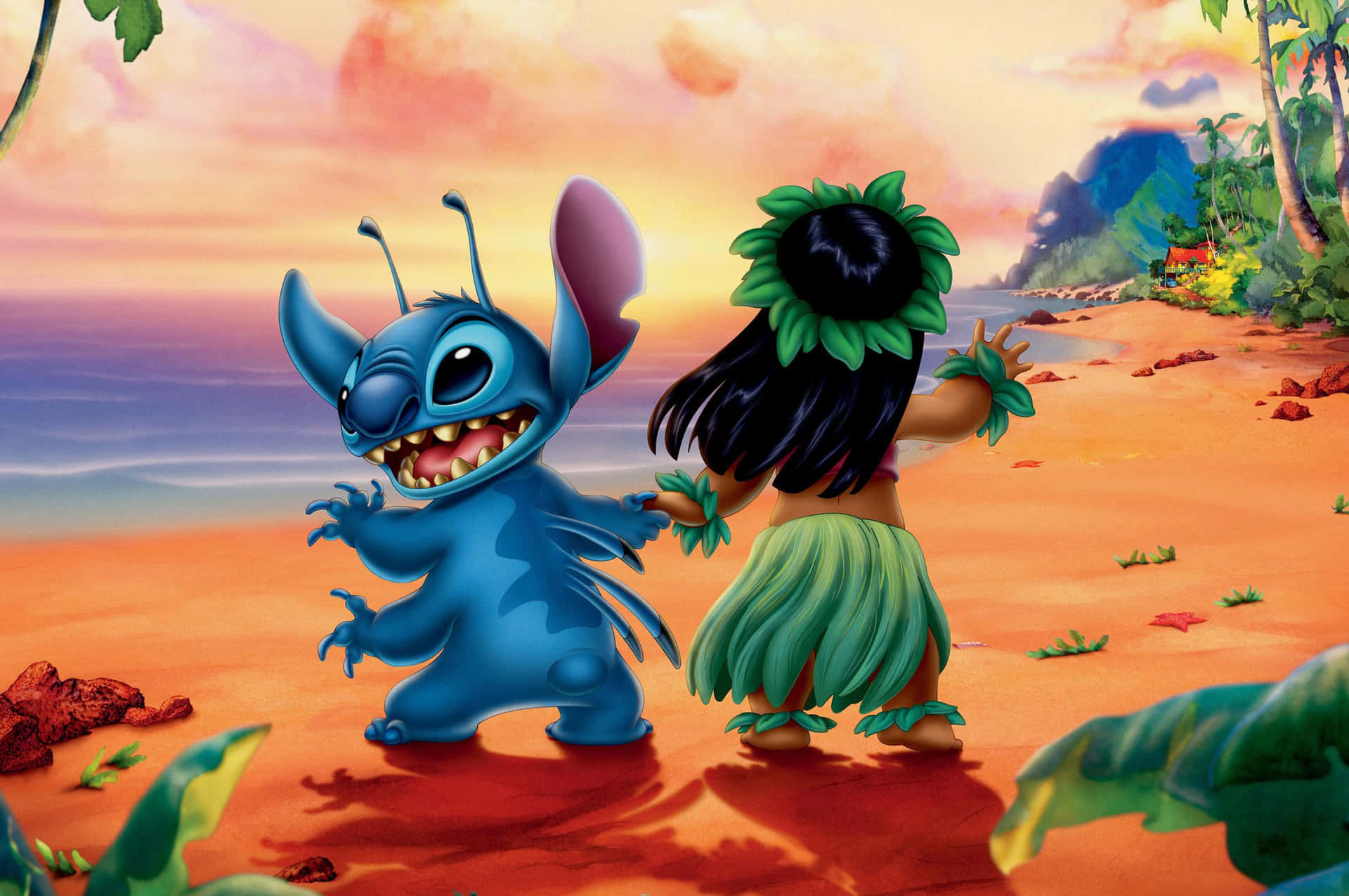 Aesthetic Stitch Disney Wallpaper