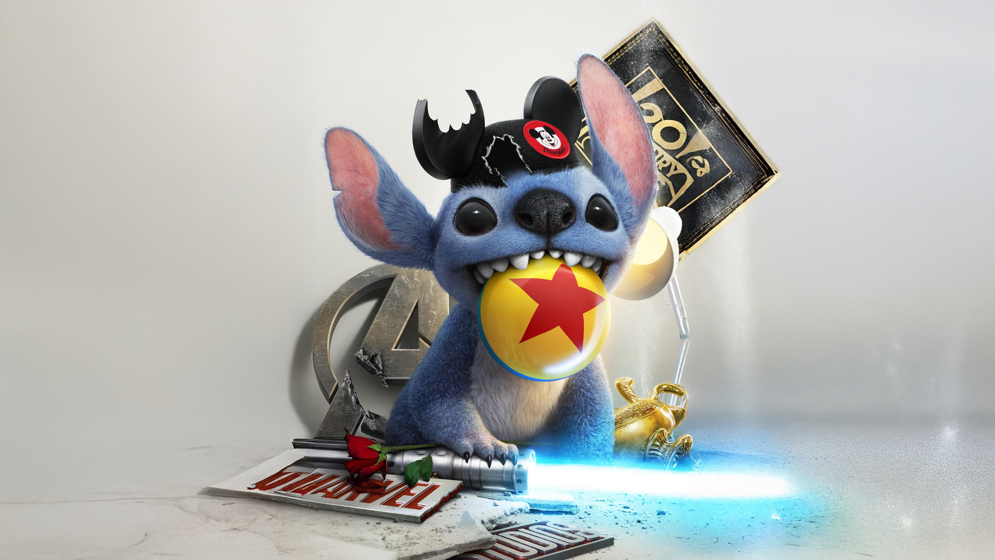 Lilo & Stitch Wallpaper 4K, Marvel Studios, Disney movies