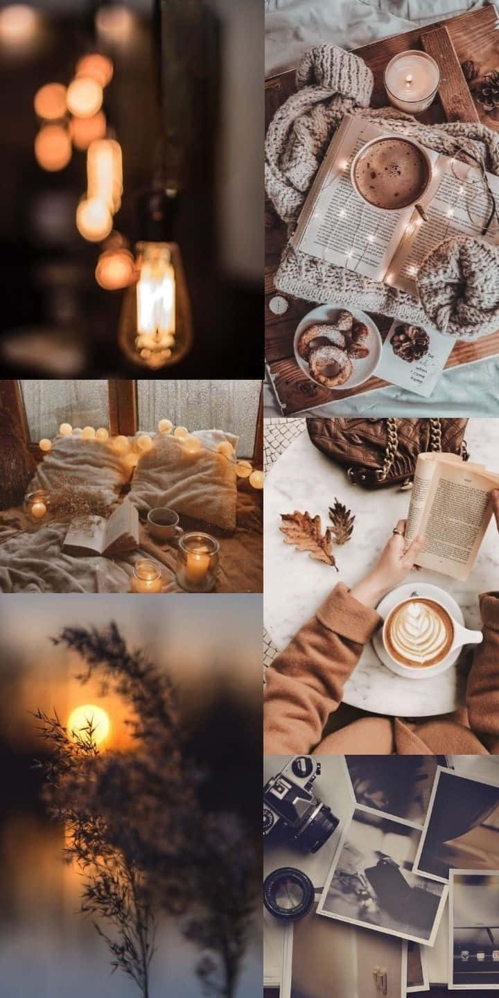 Download Cozy Moments Collage Wallpaper