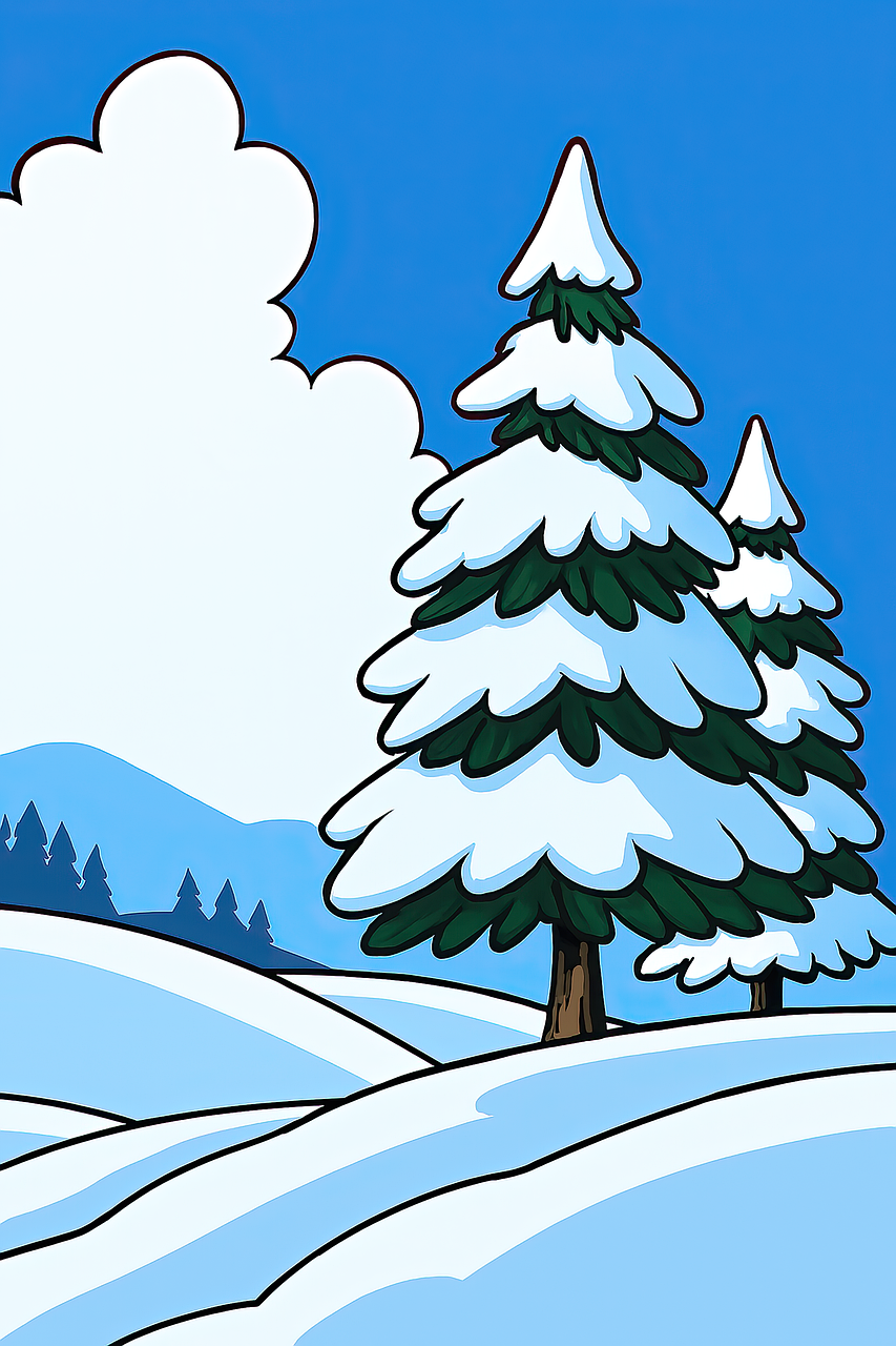 Download Winter Snow Nature. Royalty Free Stock Illustration Image
