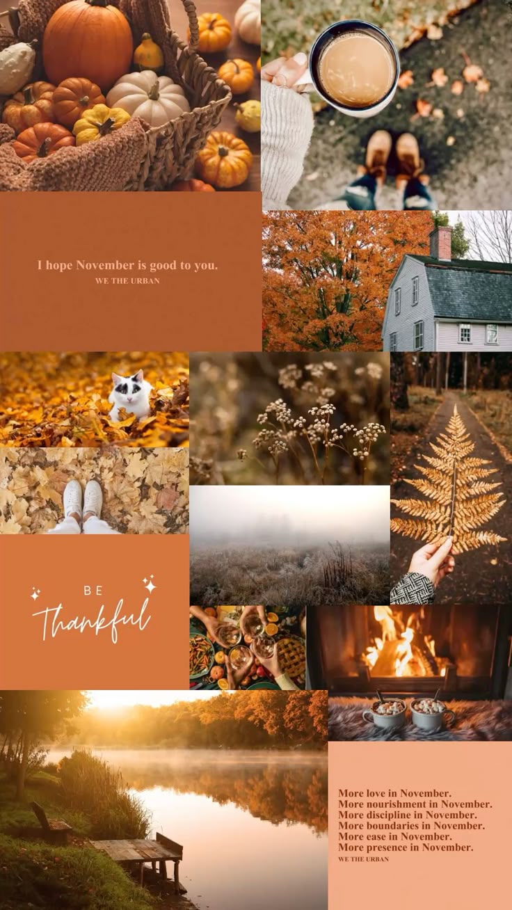 November phone background